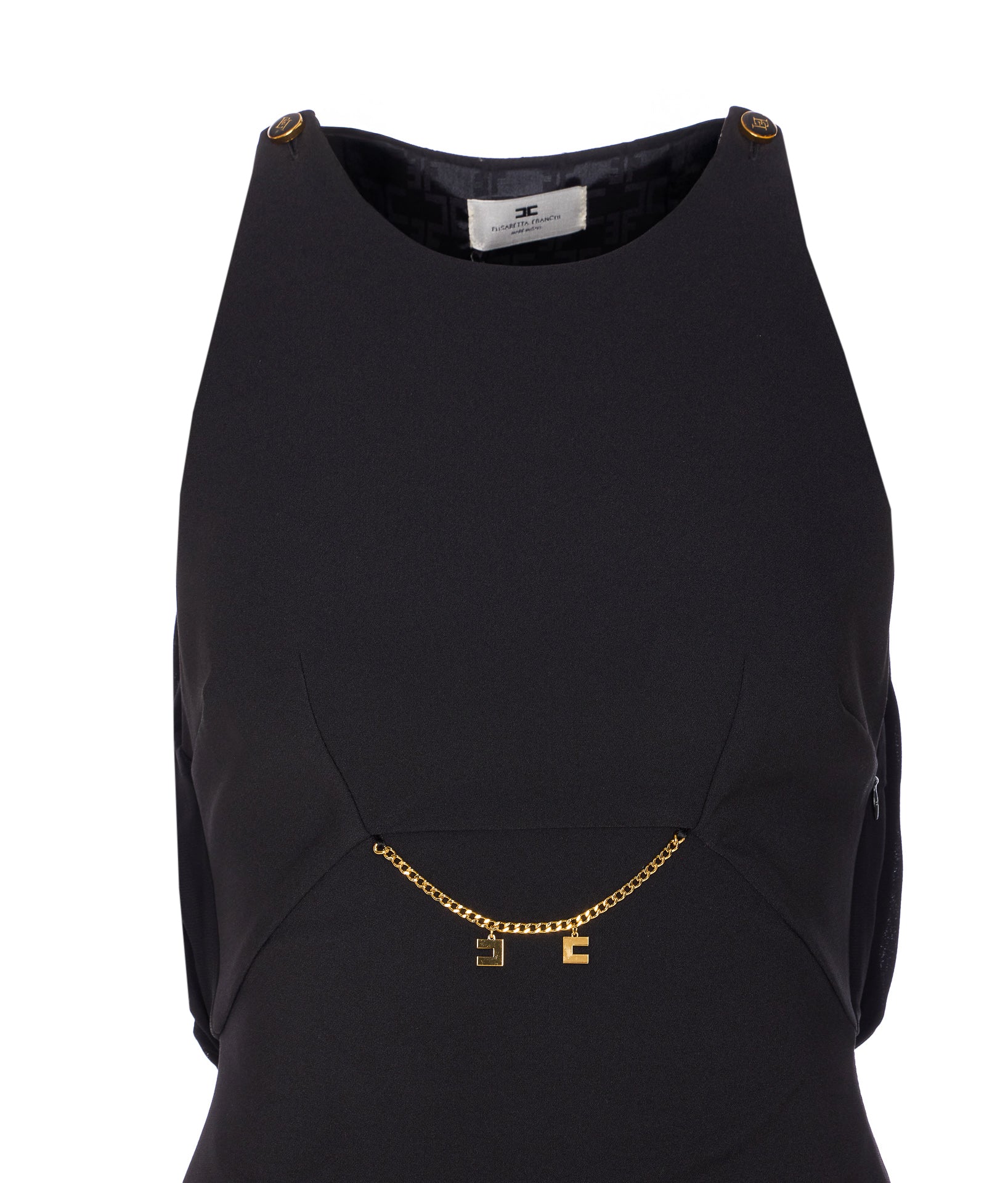 Elisabetta Franchi Dresses Black Polyester