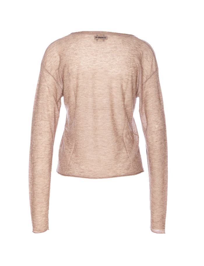 Pinko Sweaters Beige Wool