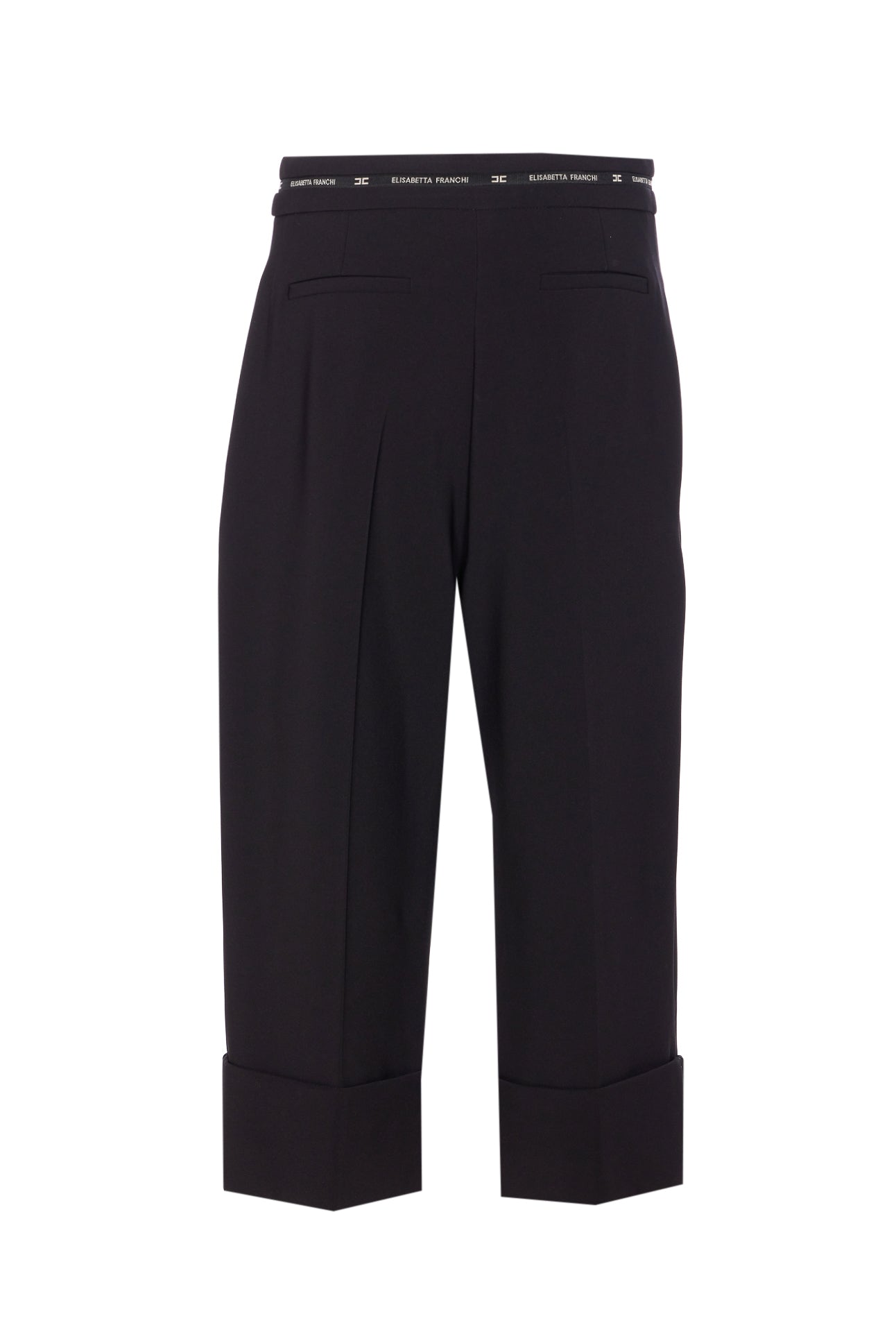 Elisabetta Franchi Trousers Black Polyester