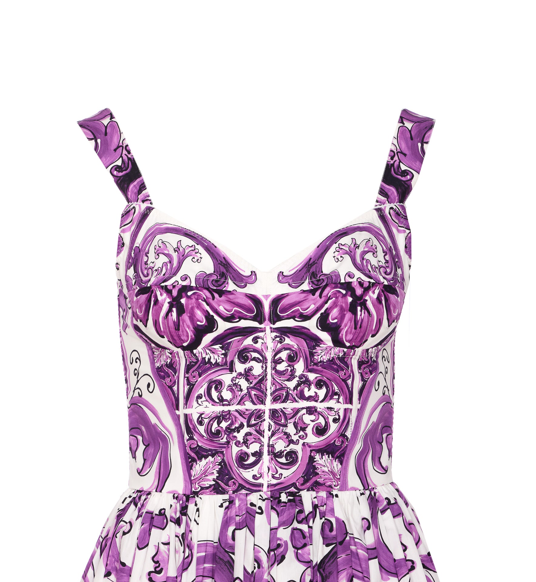 Dolce & Gabbana Dresses Purple Cotton