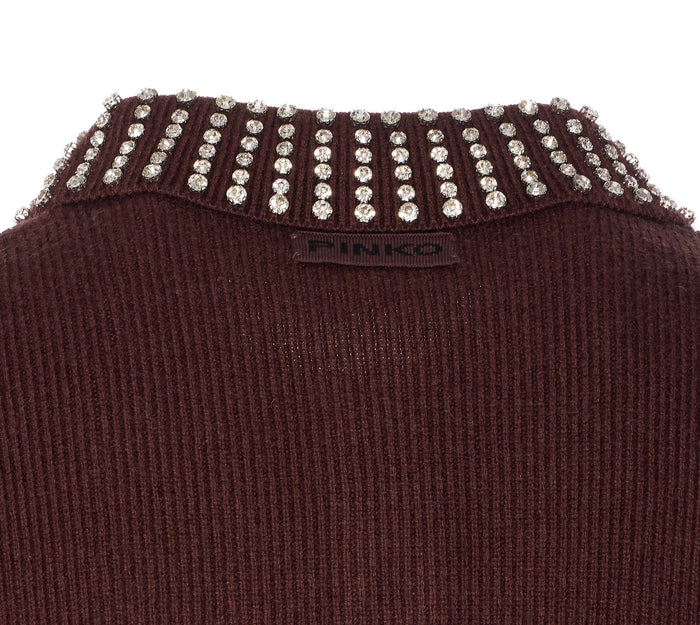 Pinko Sweaters Red Nylon