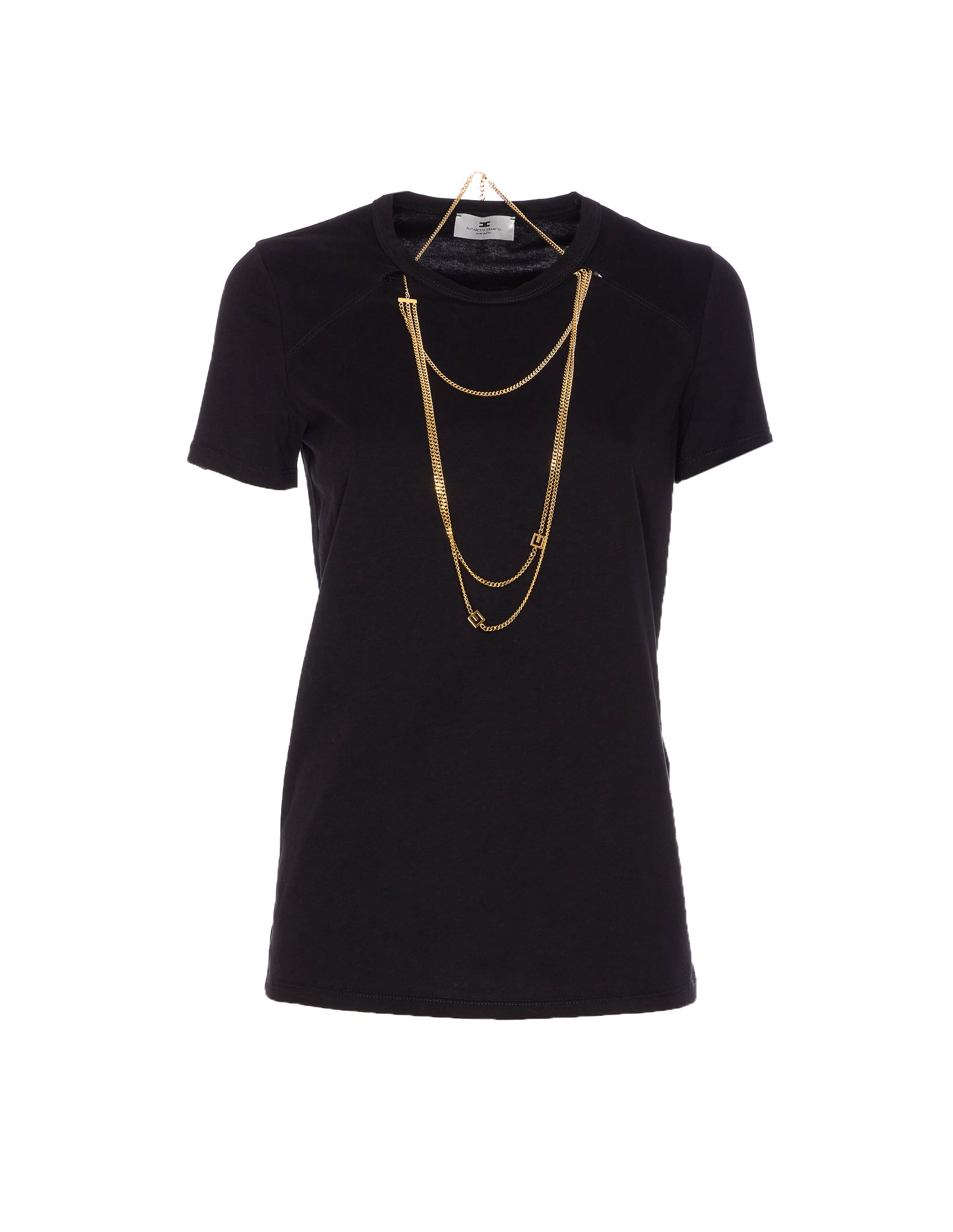 Elisabetta Franchi Sweaters Black Cotton