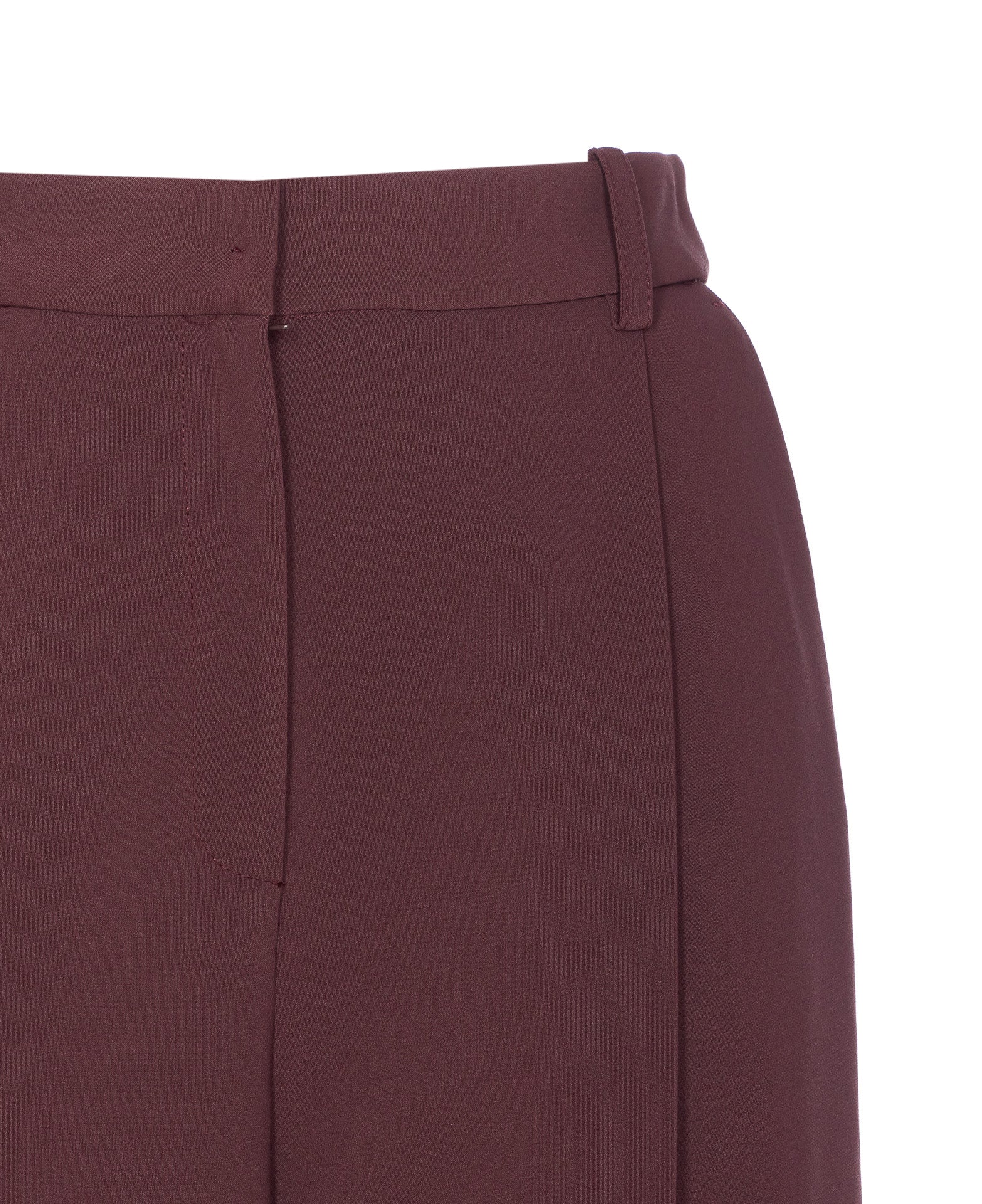 Elisabetta Franchi Trousers Red Polyester