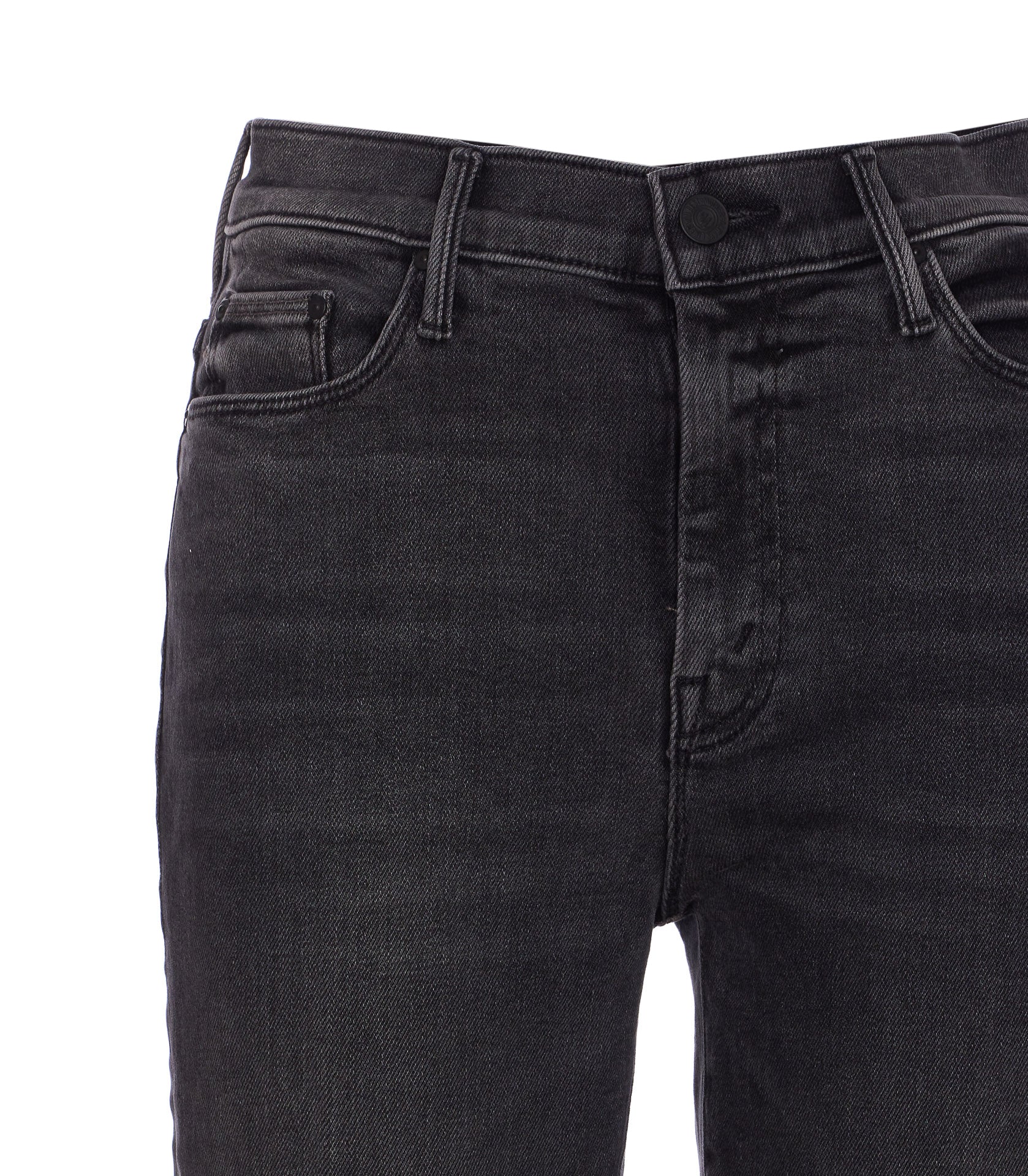 Mother Jeans Black Cotton