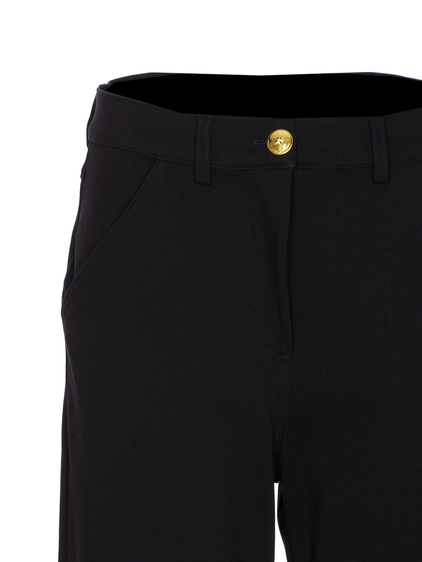 Pinko Trousers Black Viscose