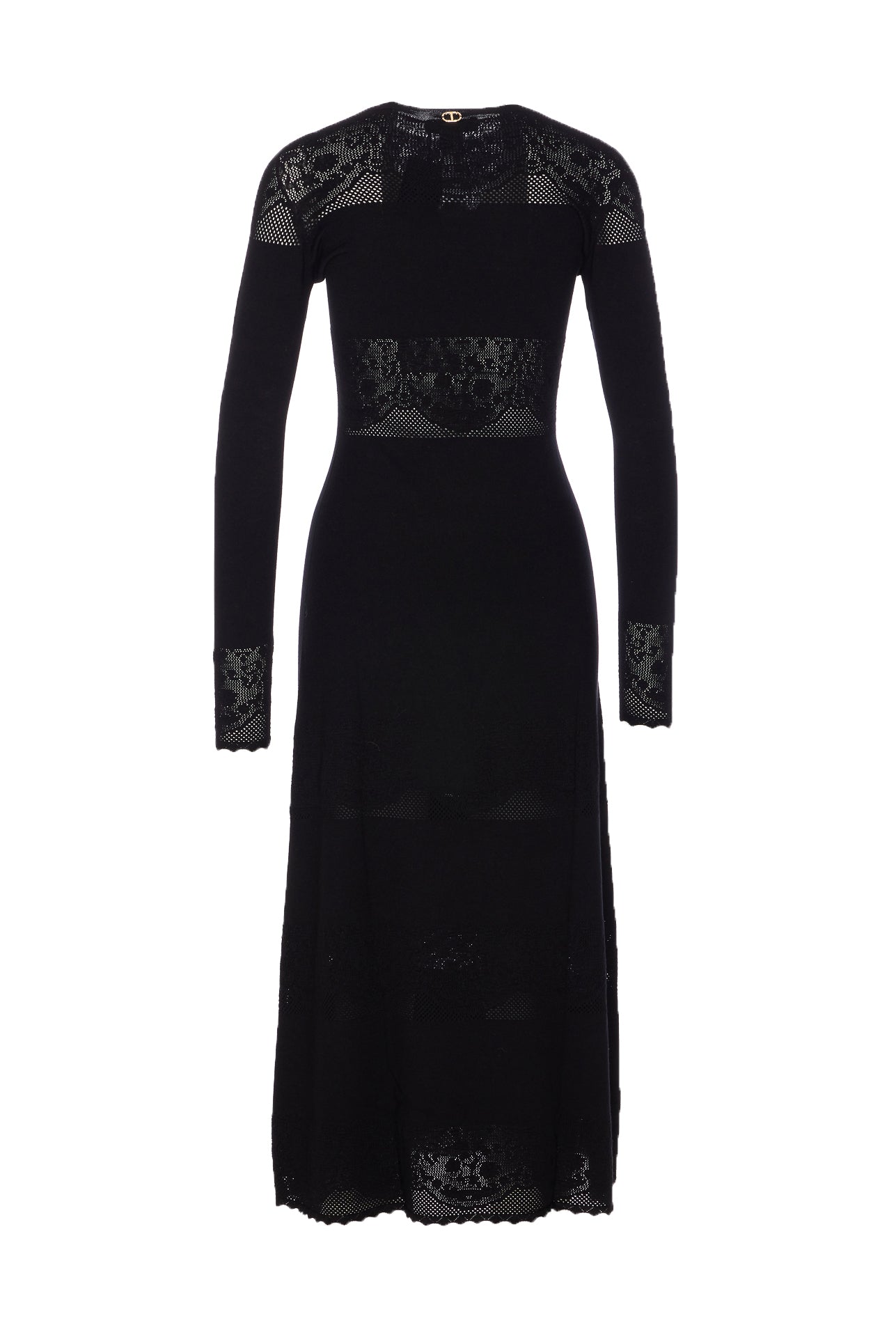 Twin-Set Dresses Black Viscose