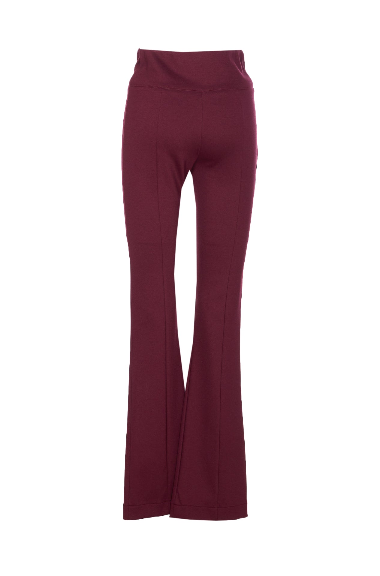 Patrizia Pepe Trousers Purple Viscose