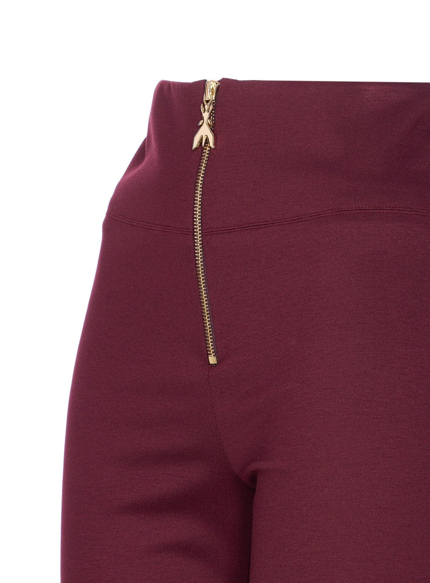 Patrizia Pepe Trousers Purple Viscose