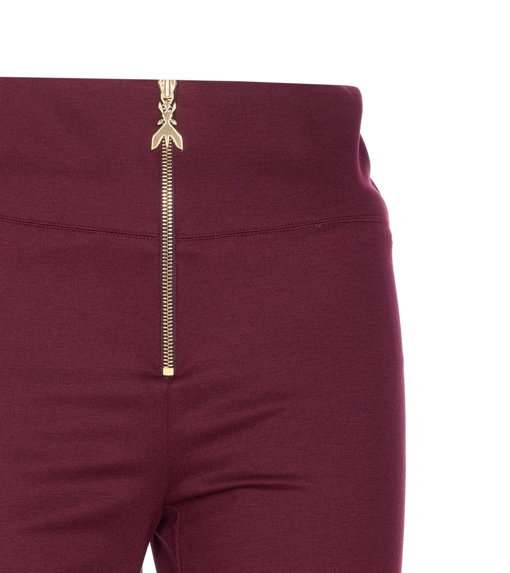 Patrizia Pepe Trousers Purple Viscose