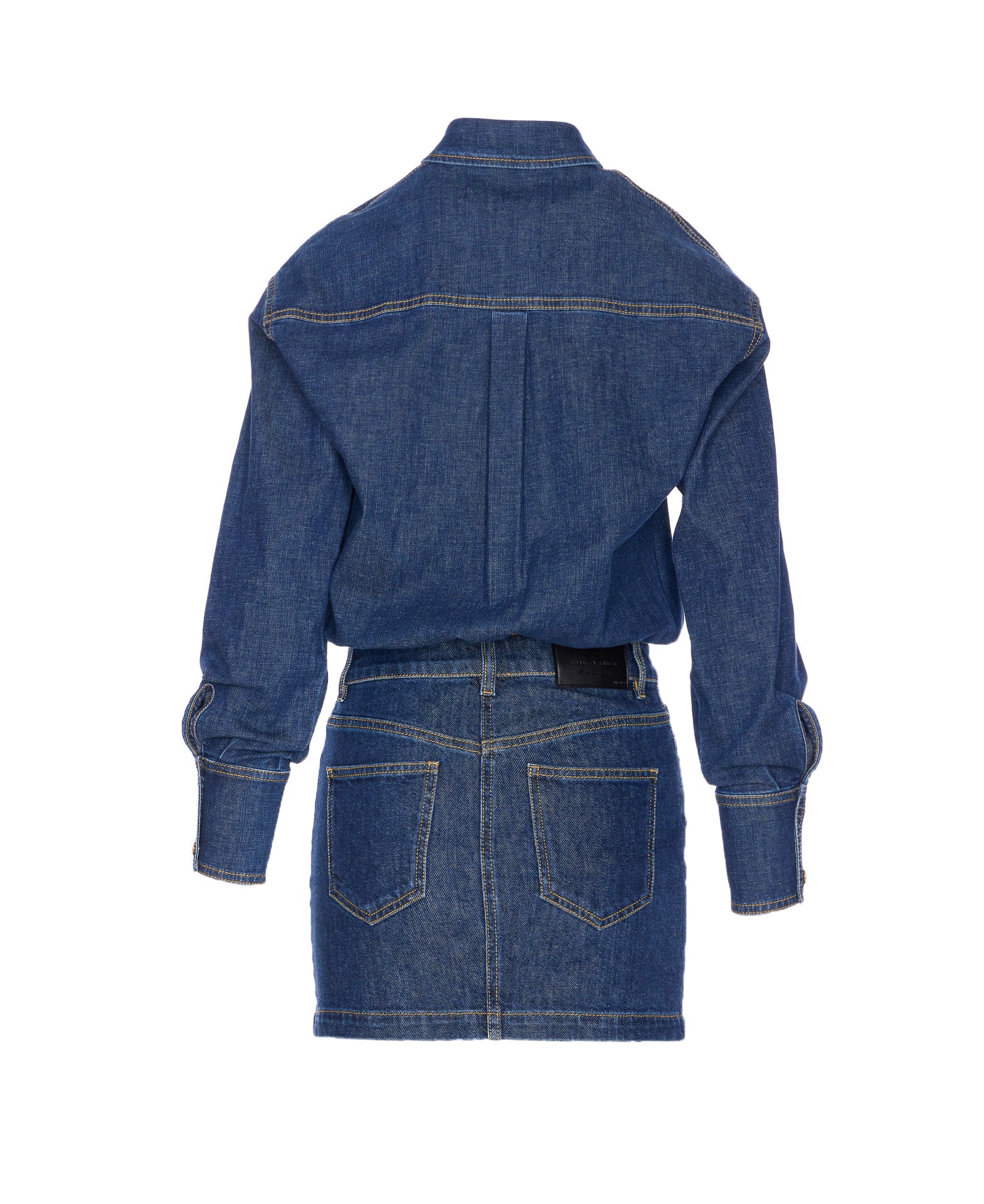 Elisabetta Franchi Dresses Blue Cotton