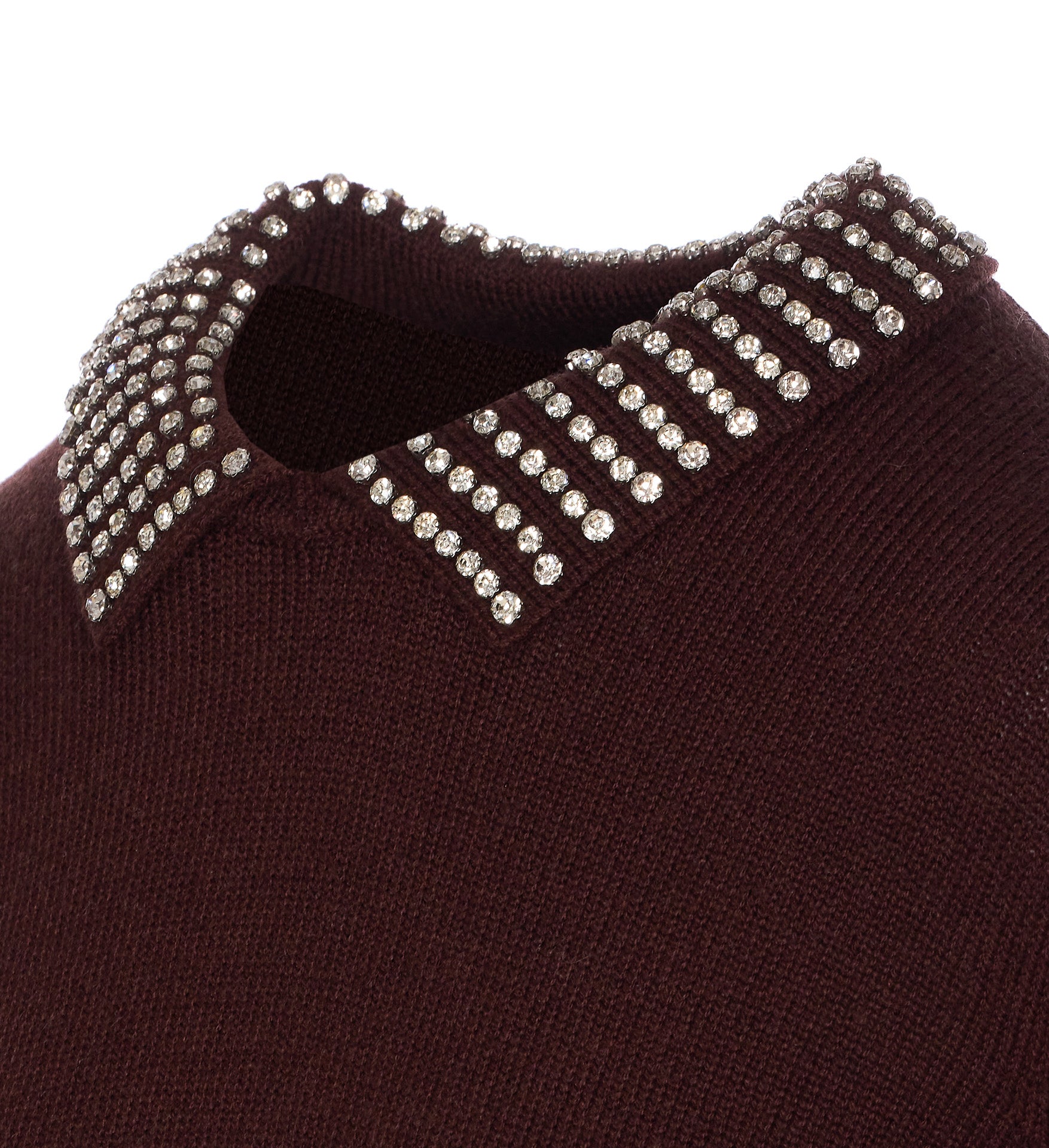 Pinko Sweaters Brown Nylon