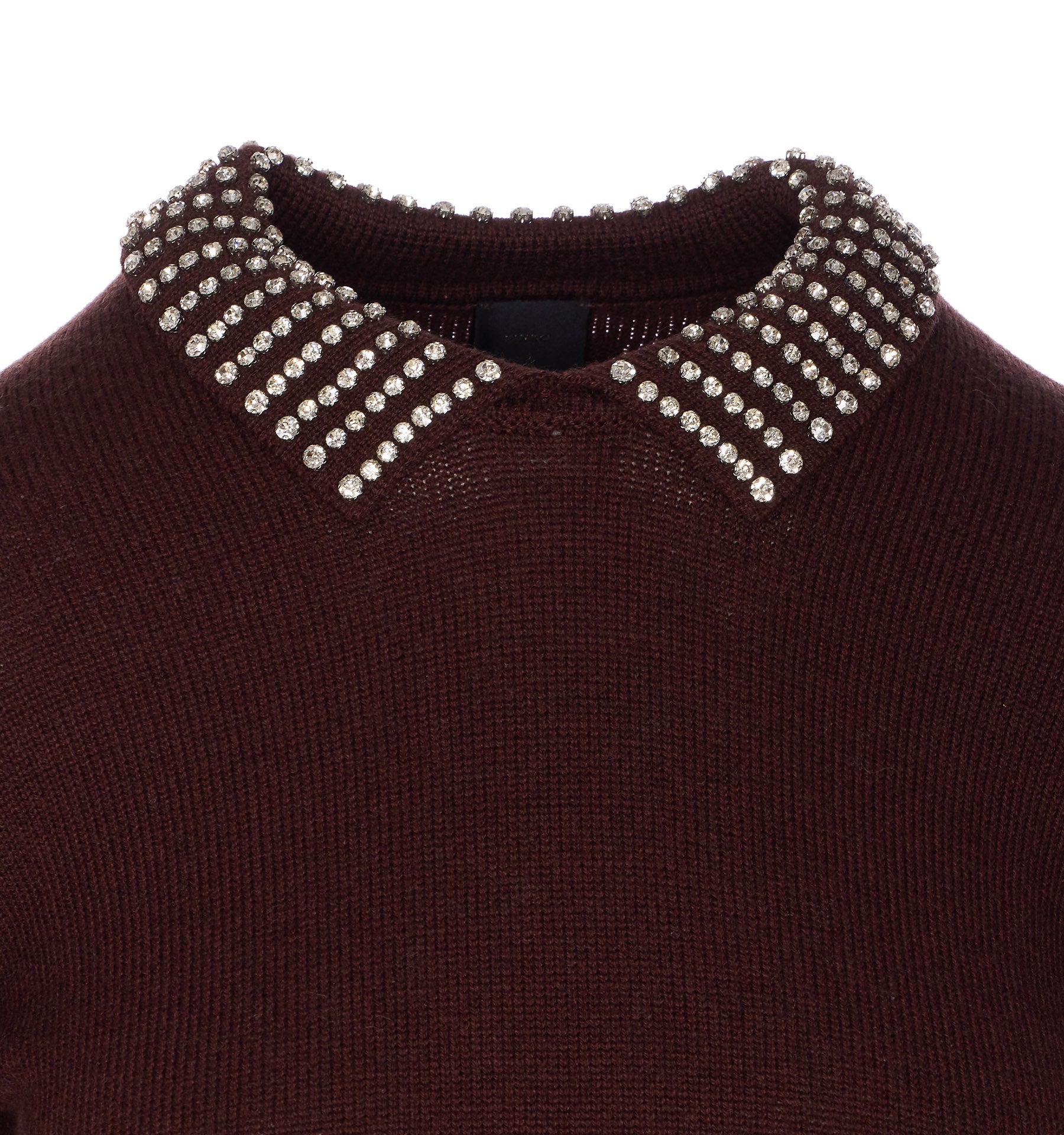 Pinko Sweaters Brown Nylon