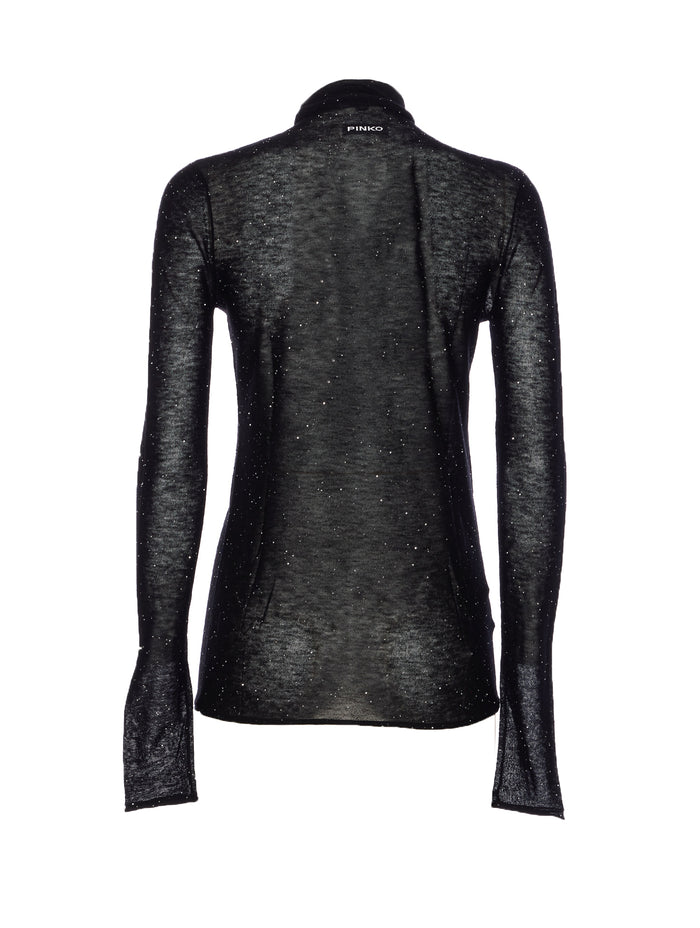 Pinko Sweaters Black Wool