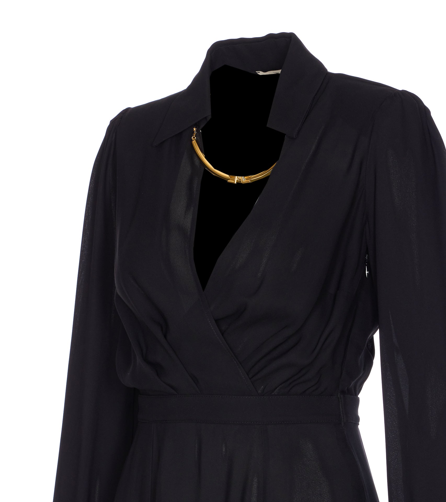 Elisabetta Franchi Dresses Black Viscose