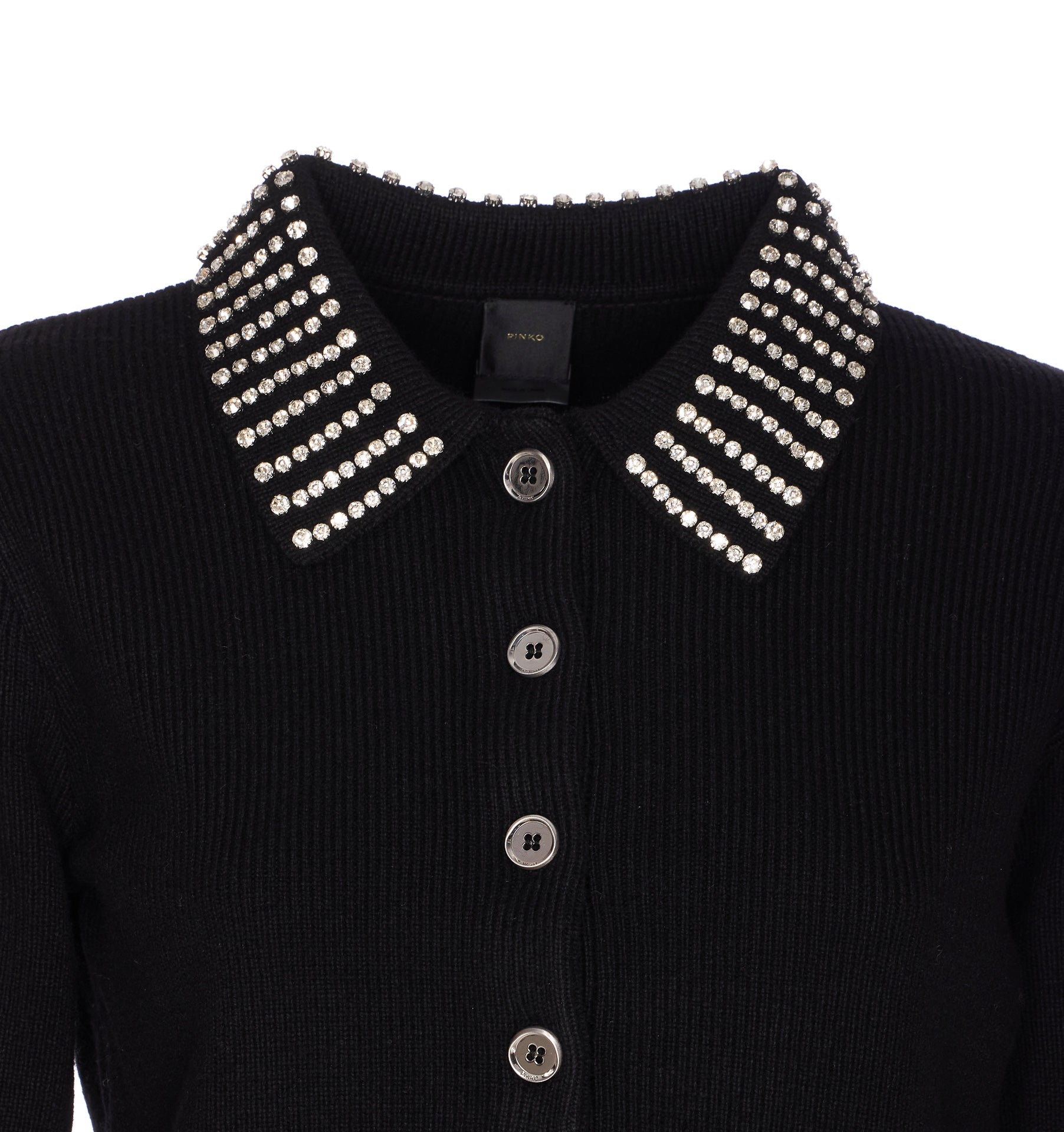 Pinko Sweaters Black Nylon