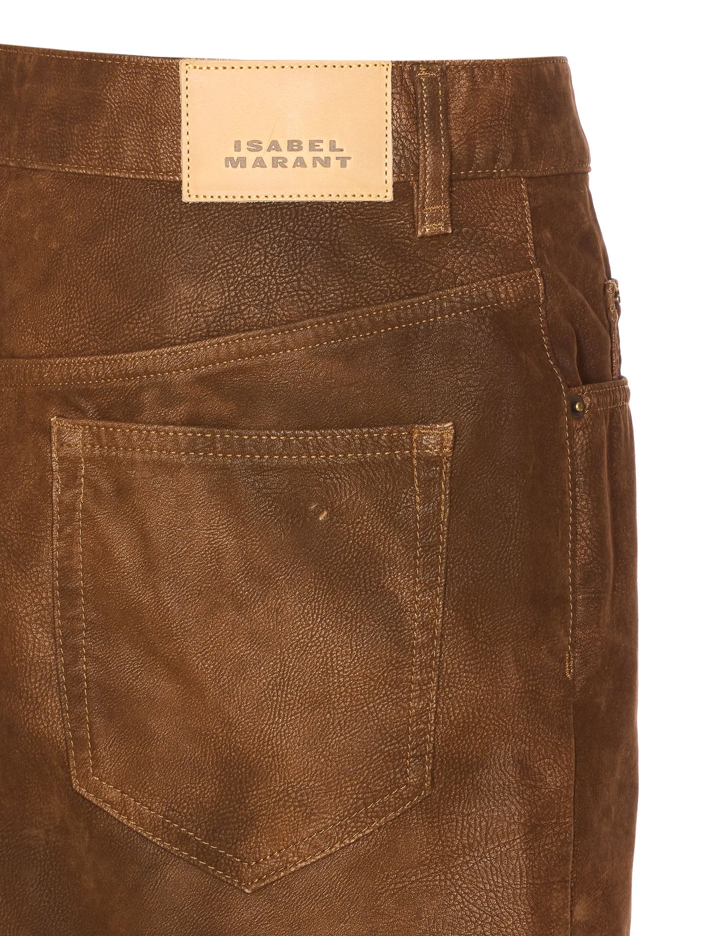 Isabel Marant Etoile Skirts Brown Polyurethane