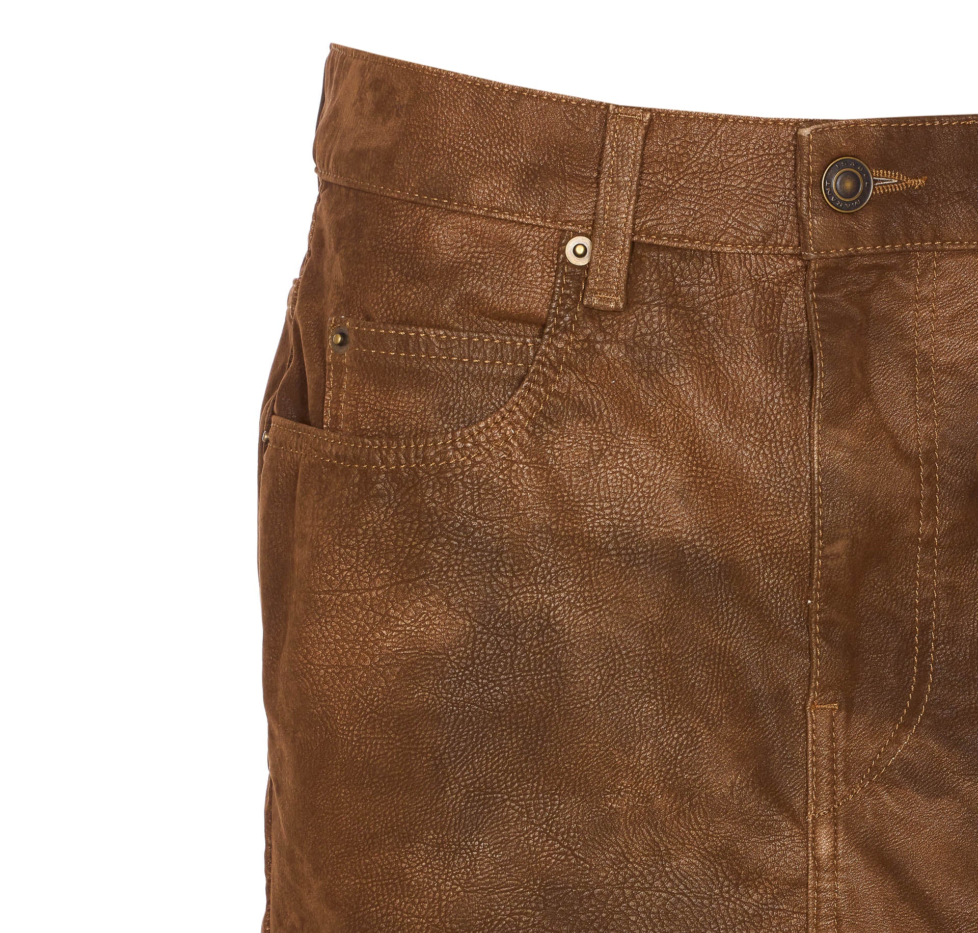 Isabel Marant Etoile Skirts Brown Polyurethane