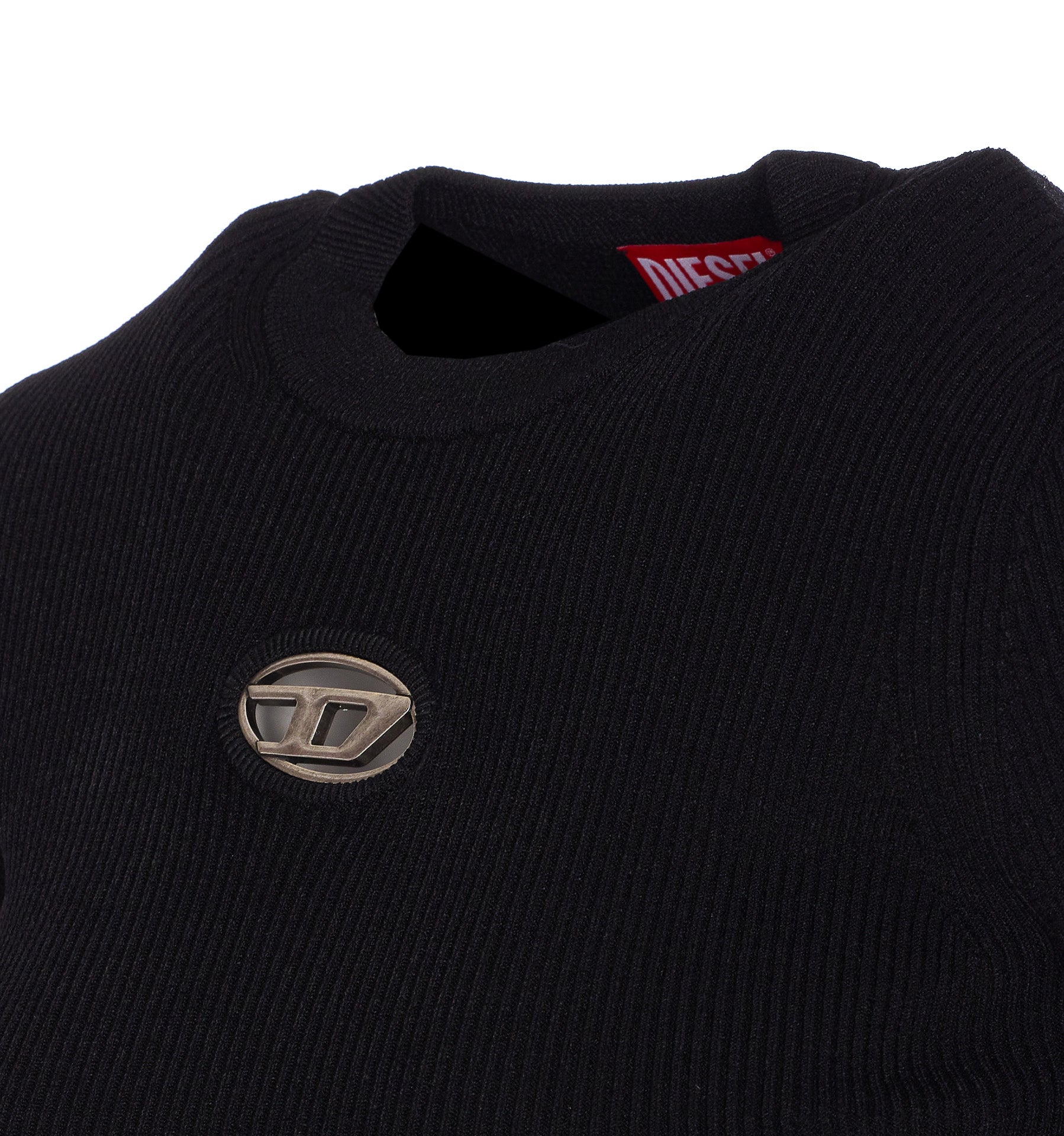 Diesel T-Shirts And Polos Black Rayon