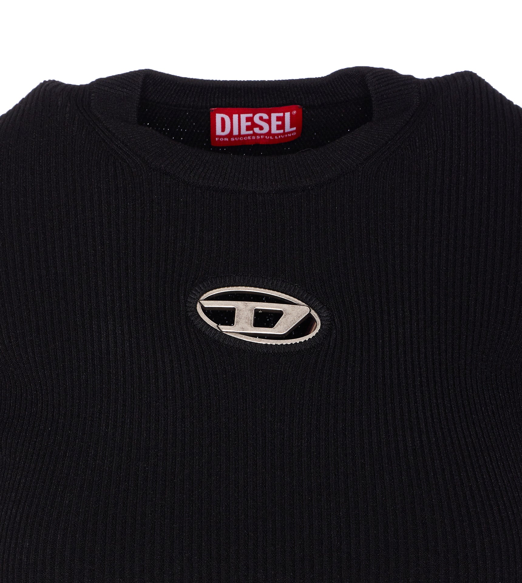 Diesel T-Shirts And Polos Black Rayon