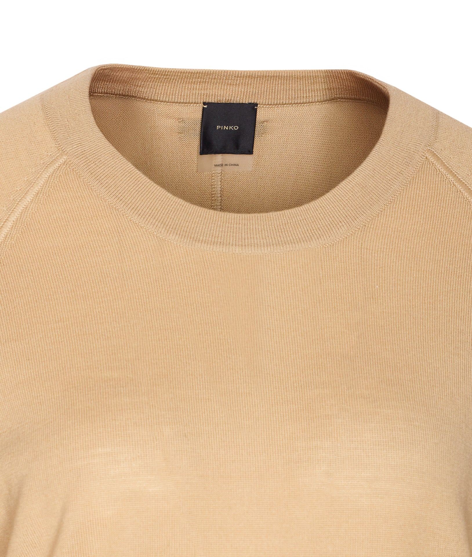 Pinko Sweaters Beige Wool