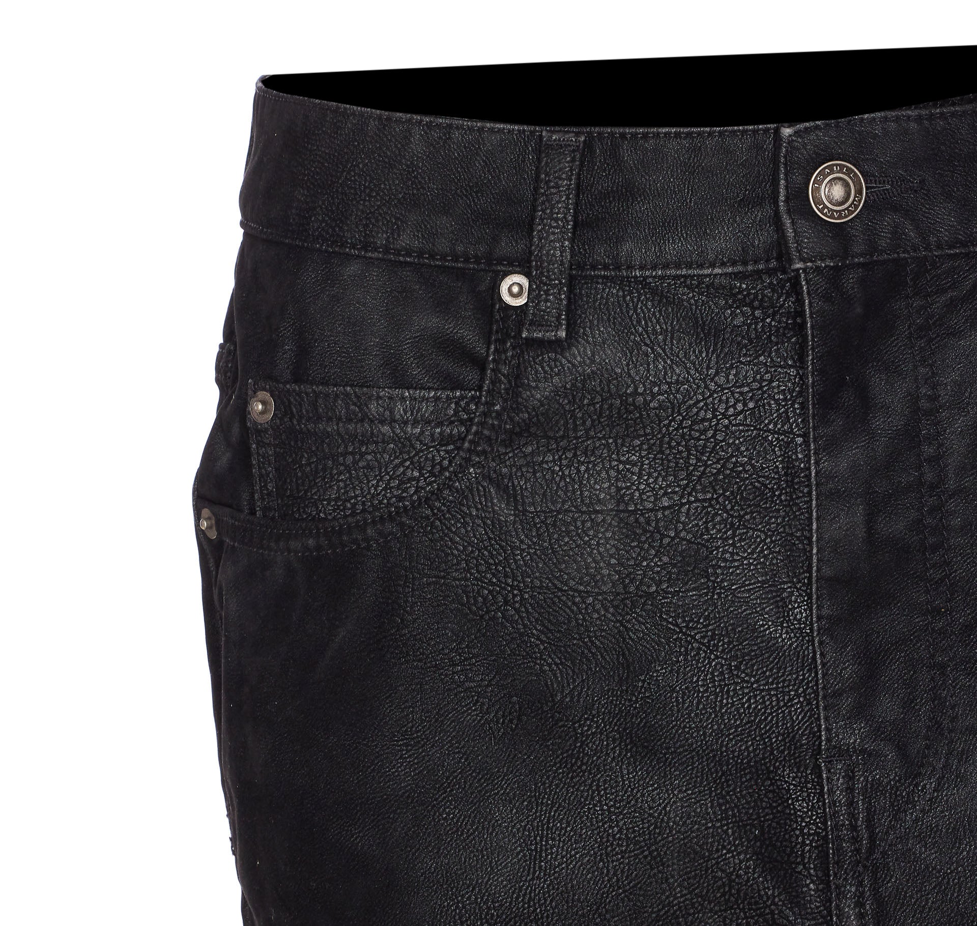 Isabel Marant Etoile Skirts Black Polyurethane