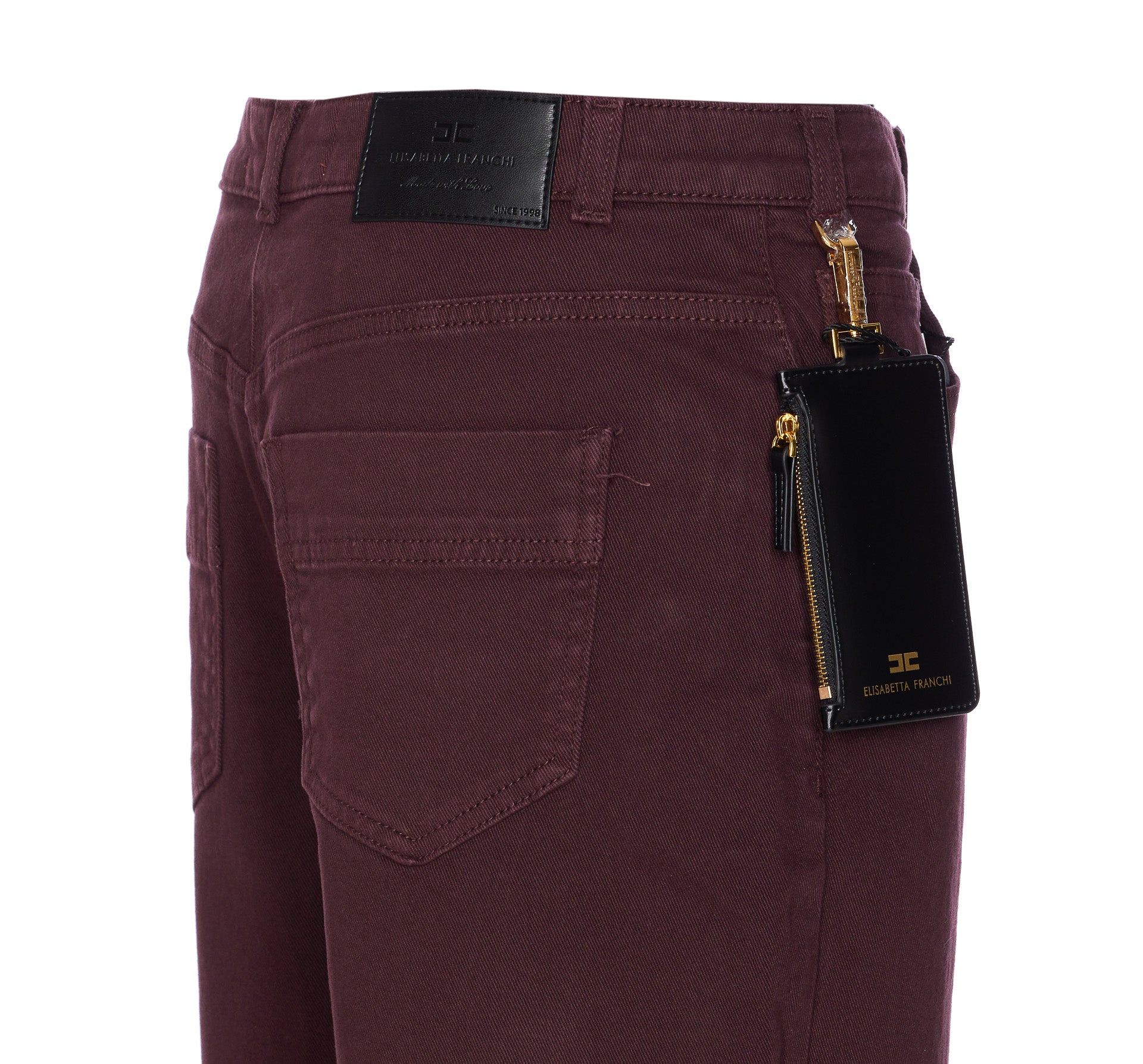 Elisabetta Franchi Jeans Purple Cotton