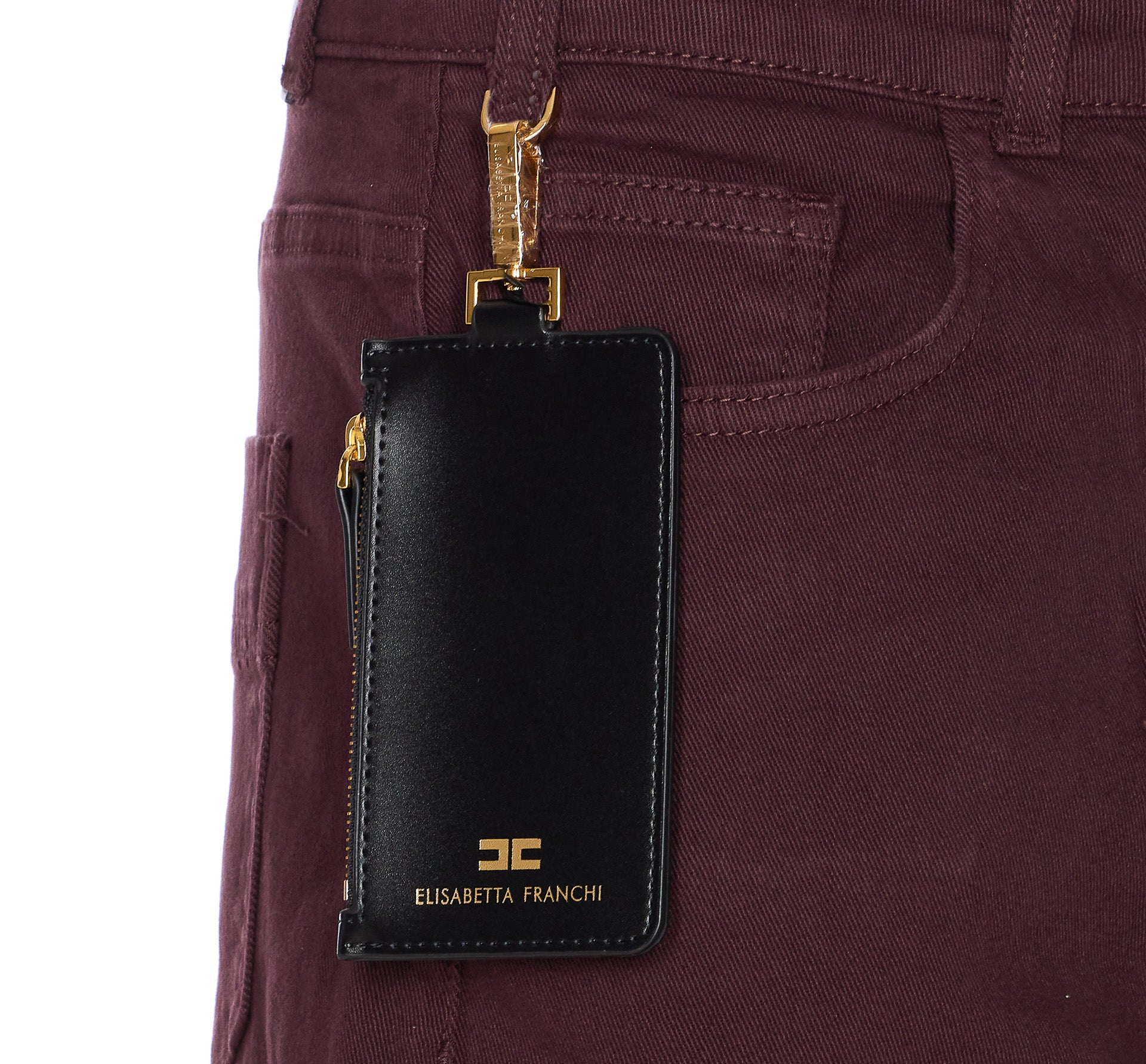Elisabetta Franchi Jeans Purple Cotton