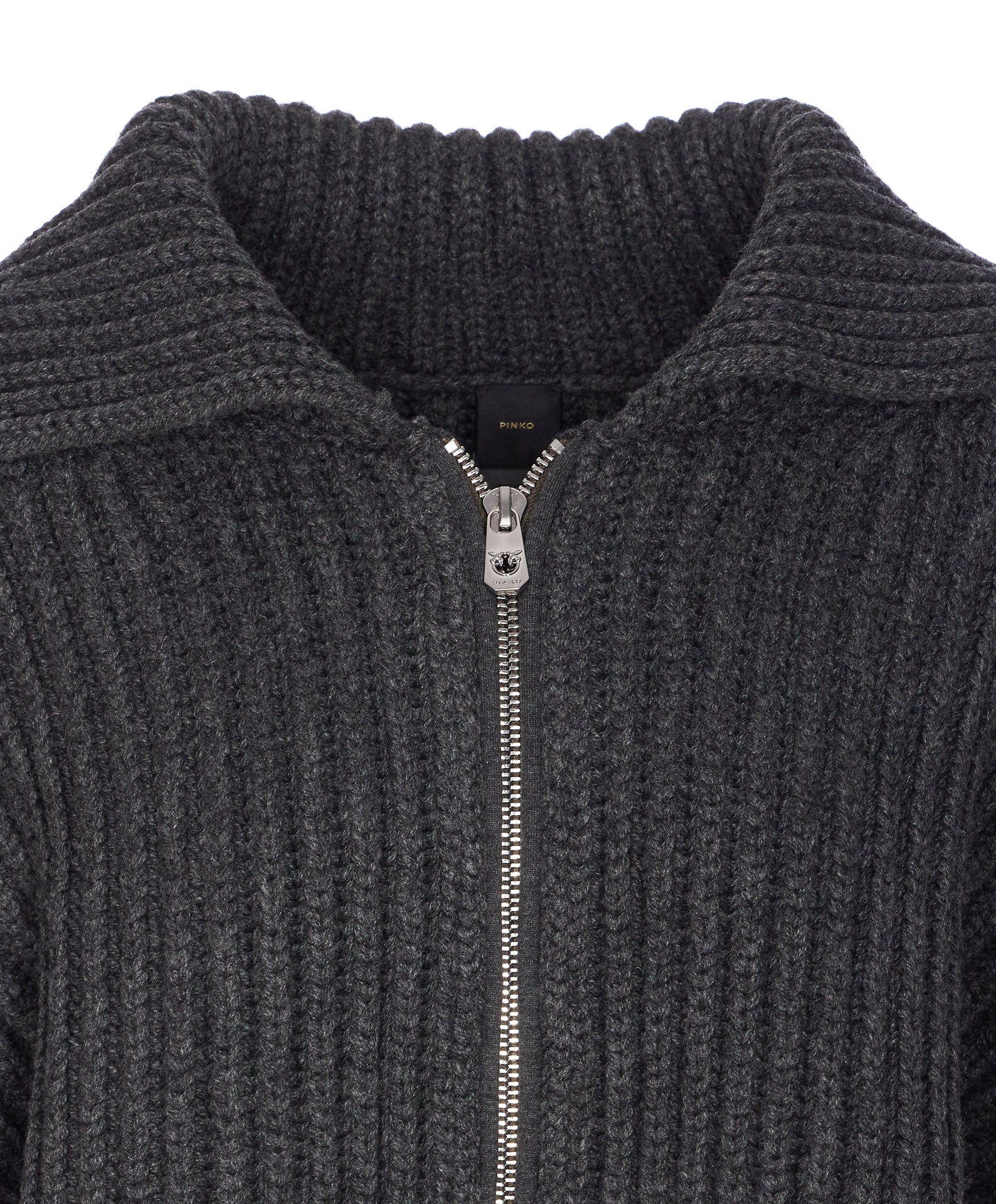 Pinko Sweaters Grey Wool