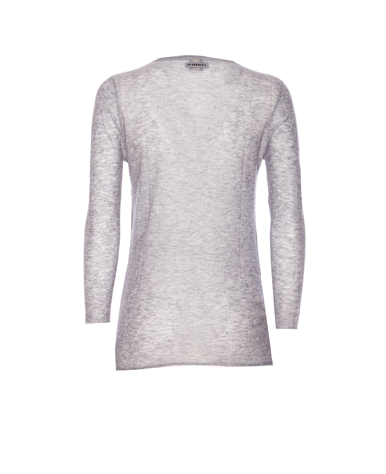 Pinko Sweaters Grey Wool