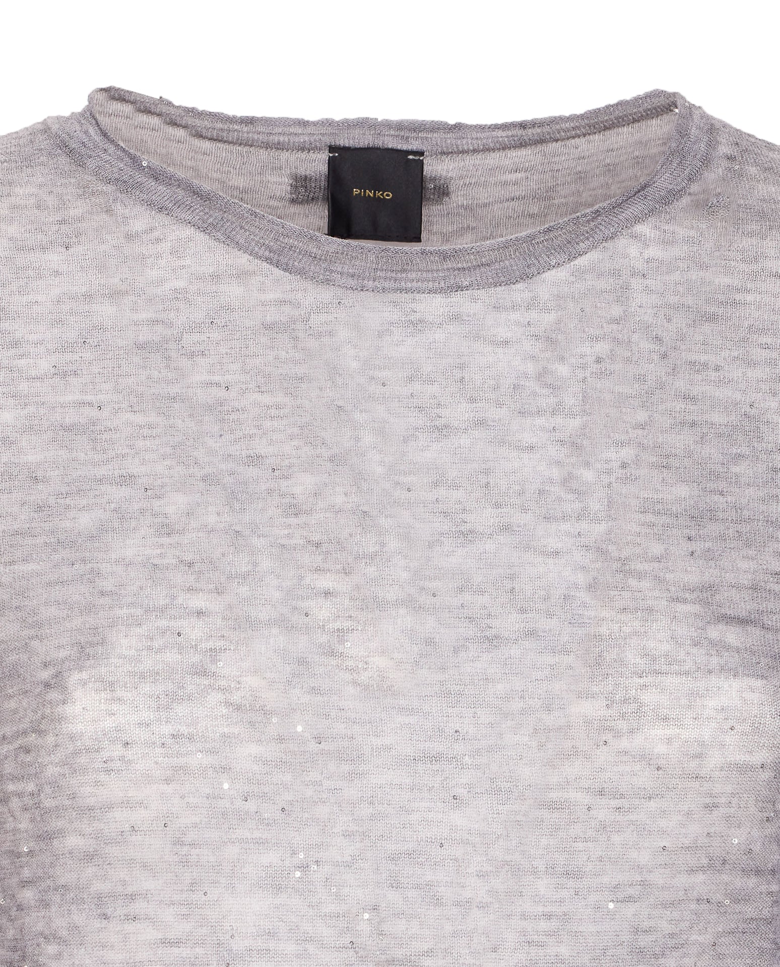 Pinko Sweaters Grey Wool