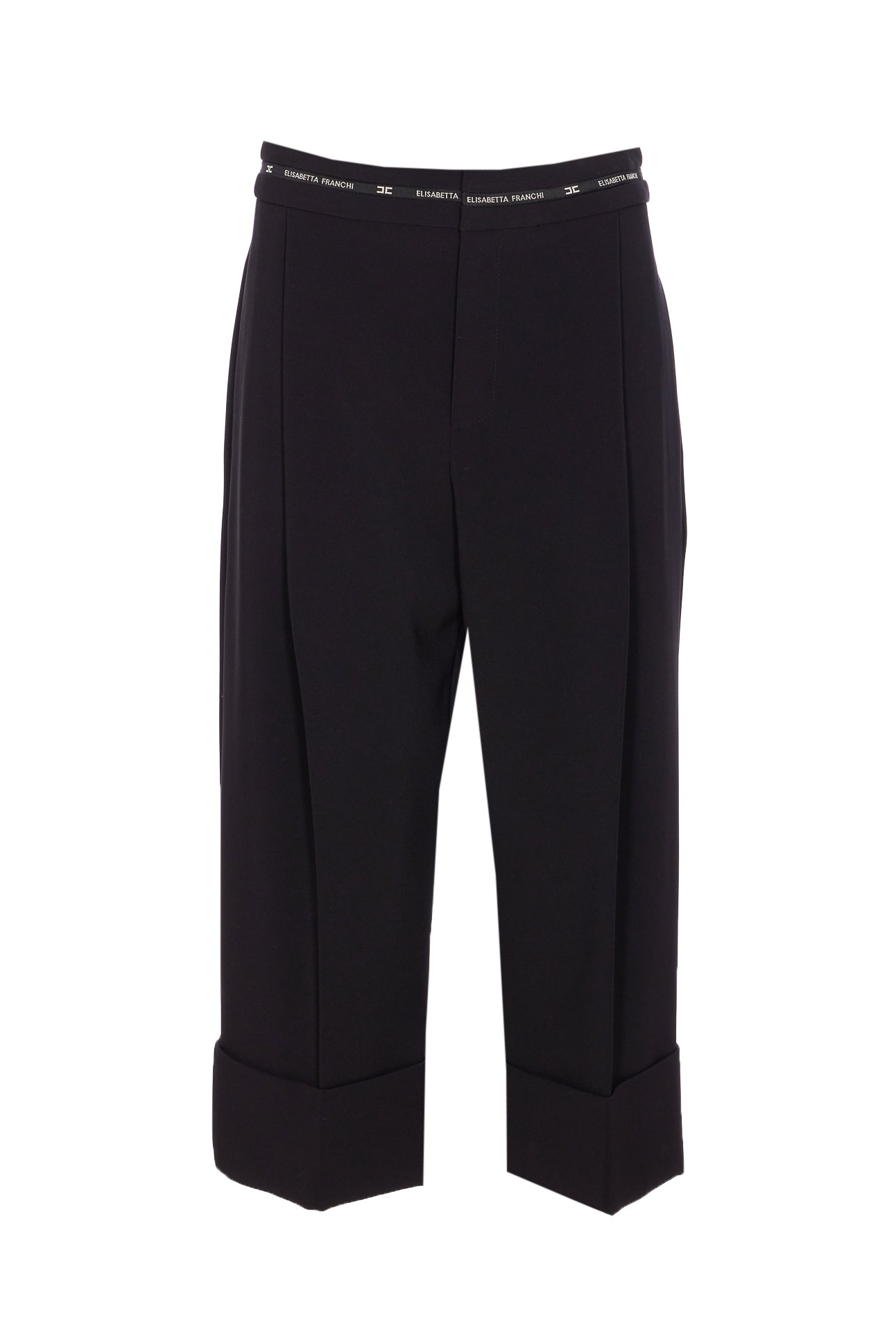 Elisabetta Franchi Trousers Black Polyester