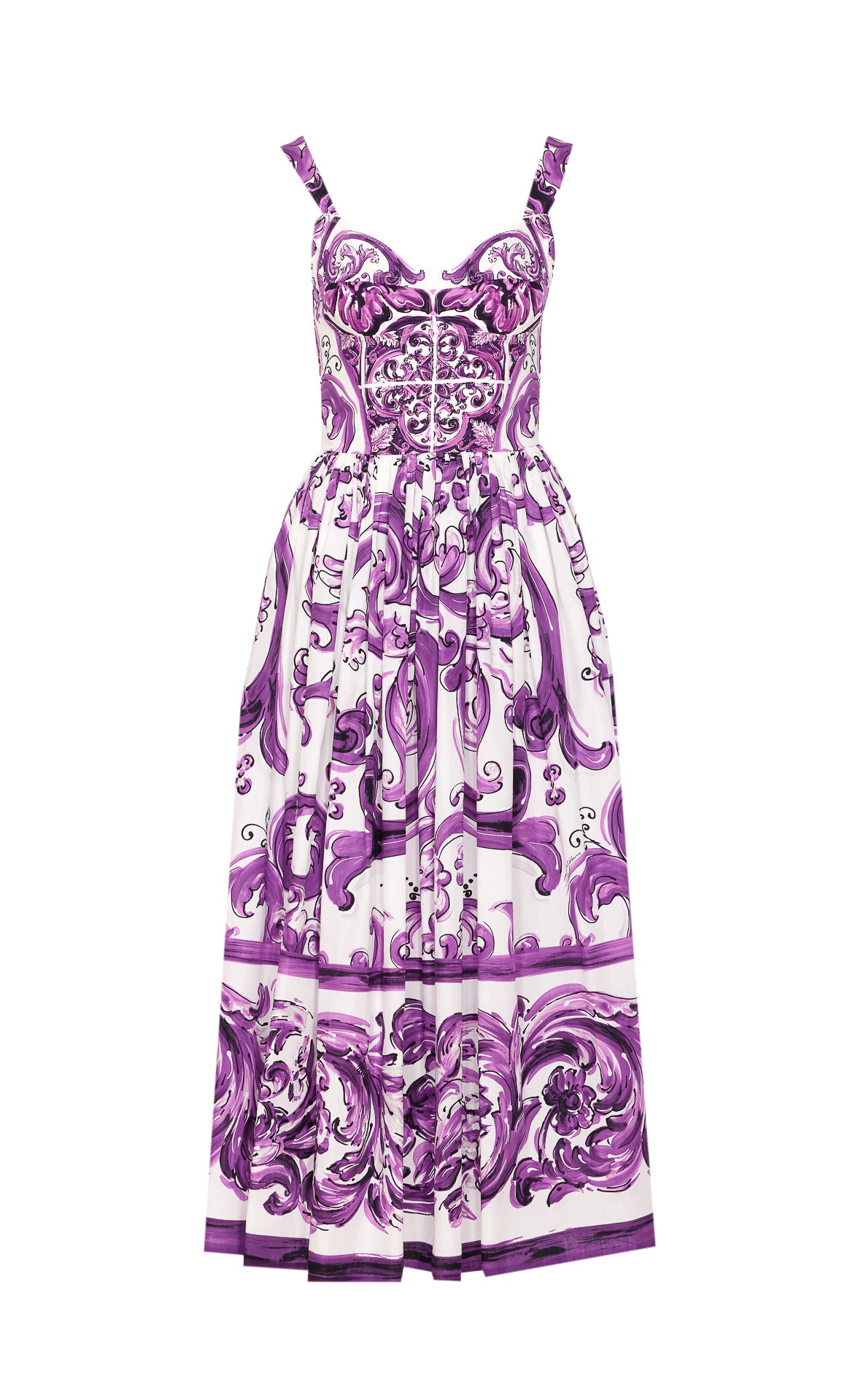 Dolce & Gabbana Dresses Purple Cotton