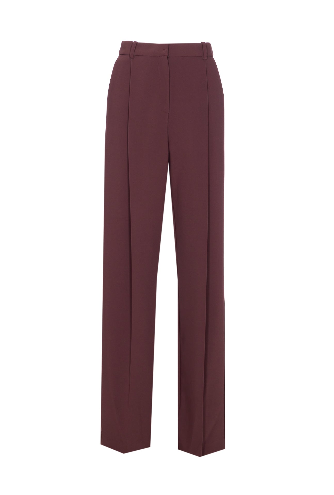 Elisabetta Franchi Trousers Red Polyester