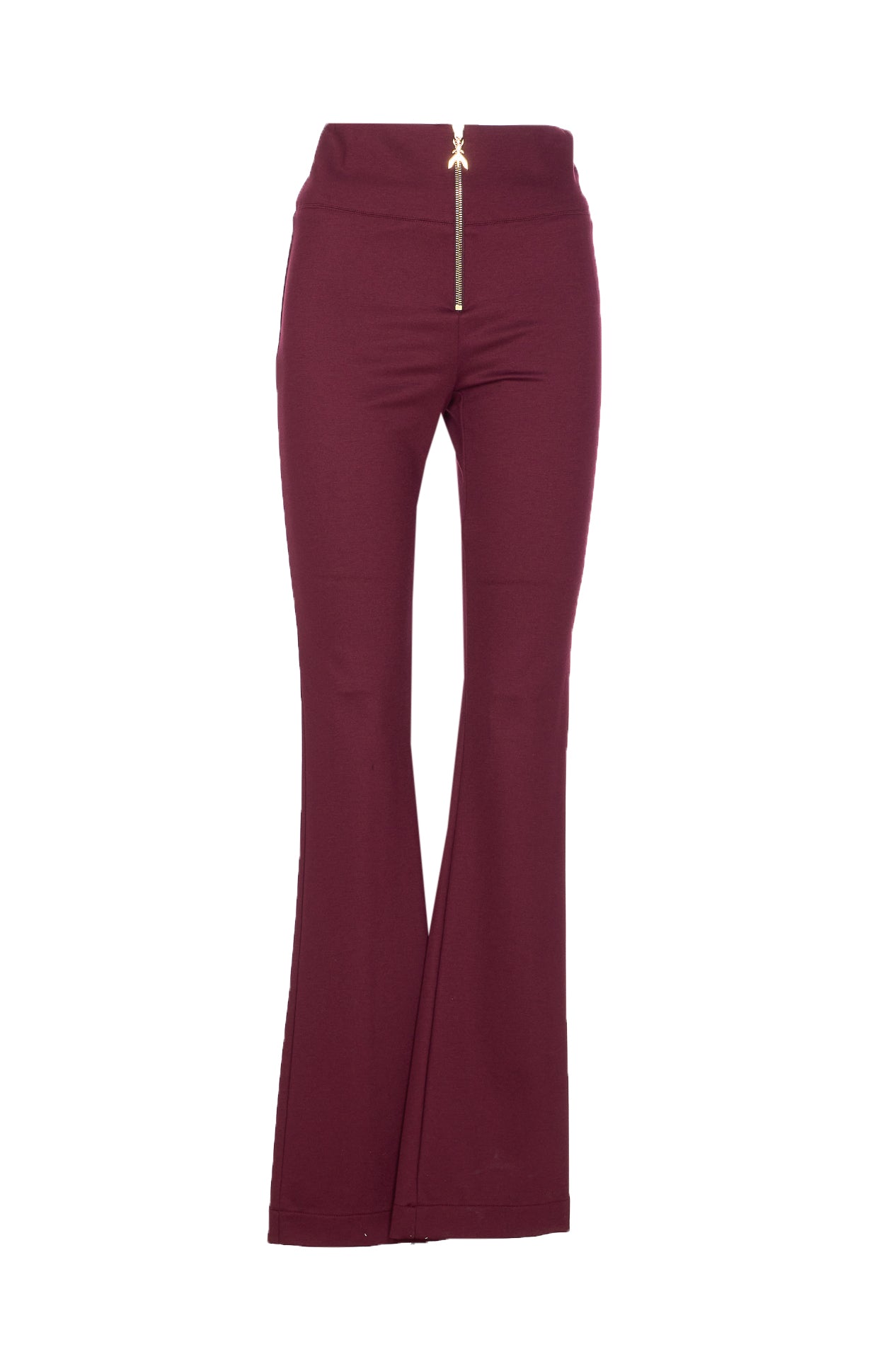 Patrizia Pepe Trousers Purple Viscose