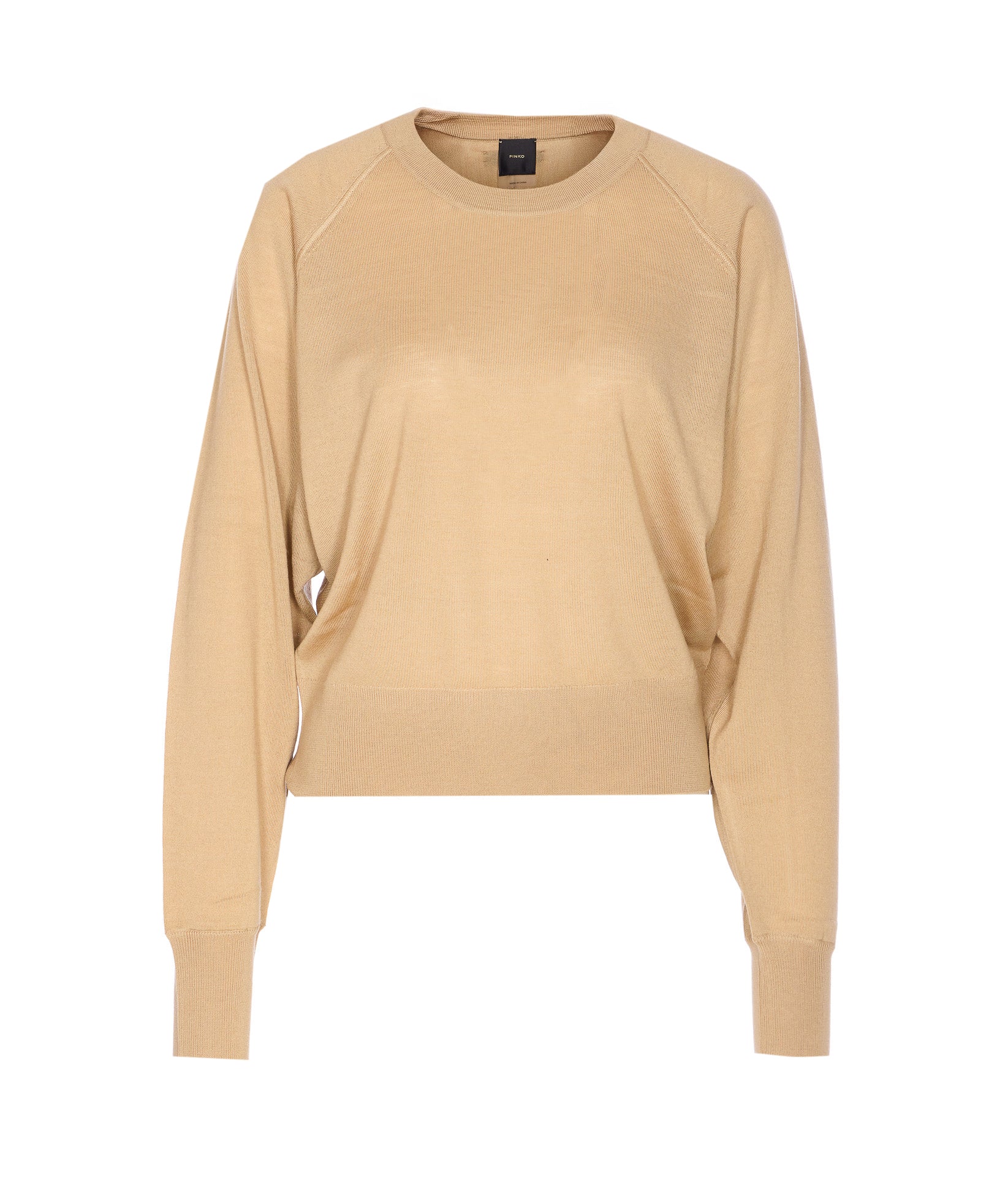 Pinko Sweaters Beige Wool