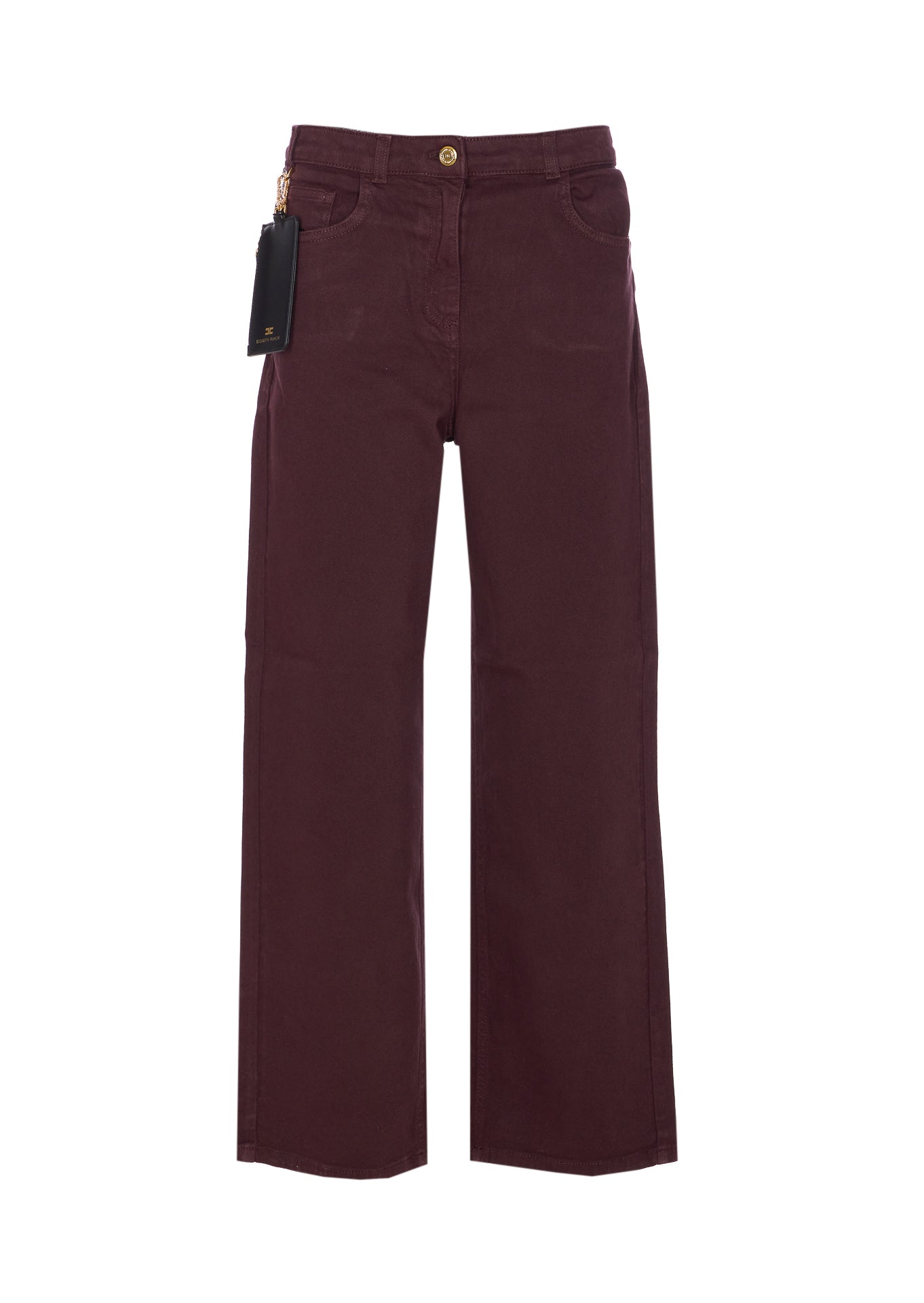 Elisabetta Franchi Jeans Purple Cotton