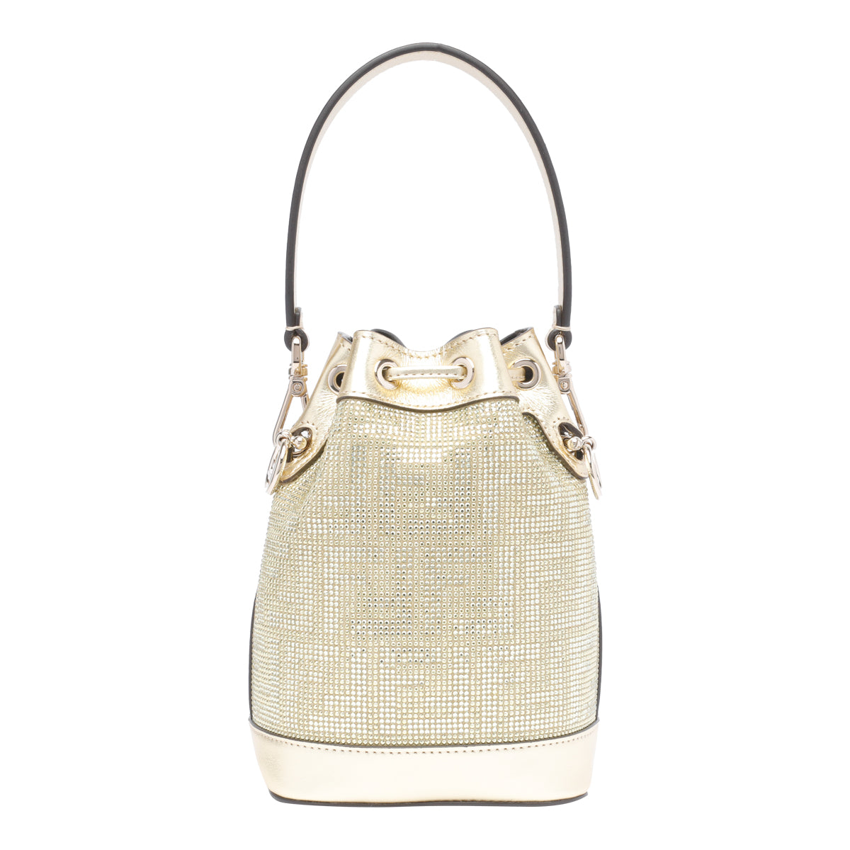 Fendi Bags Gold Calf Leather Strass
