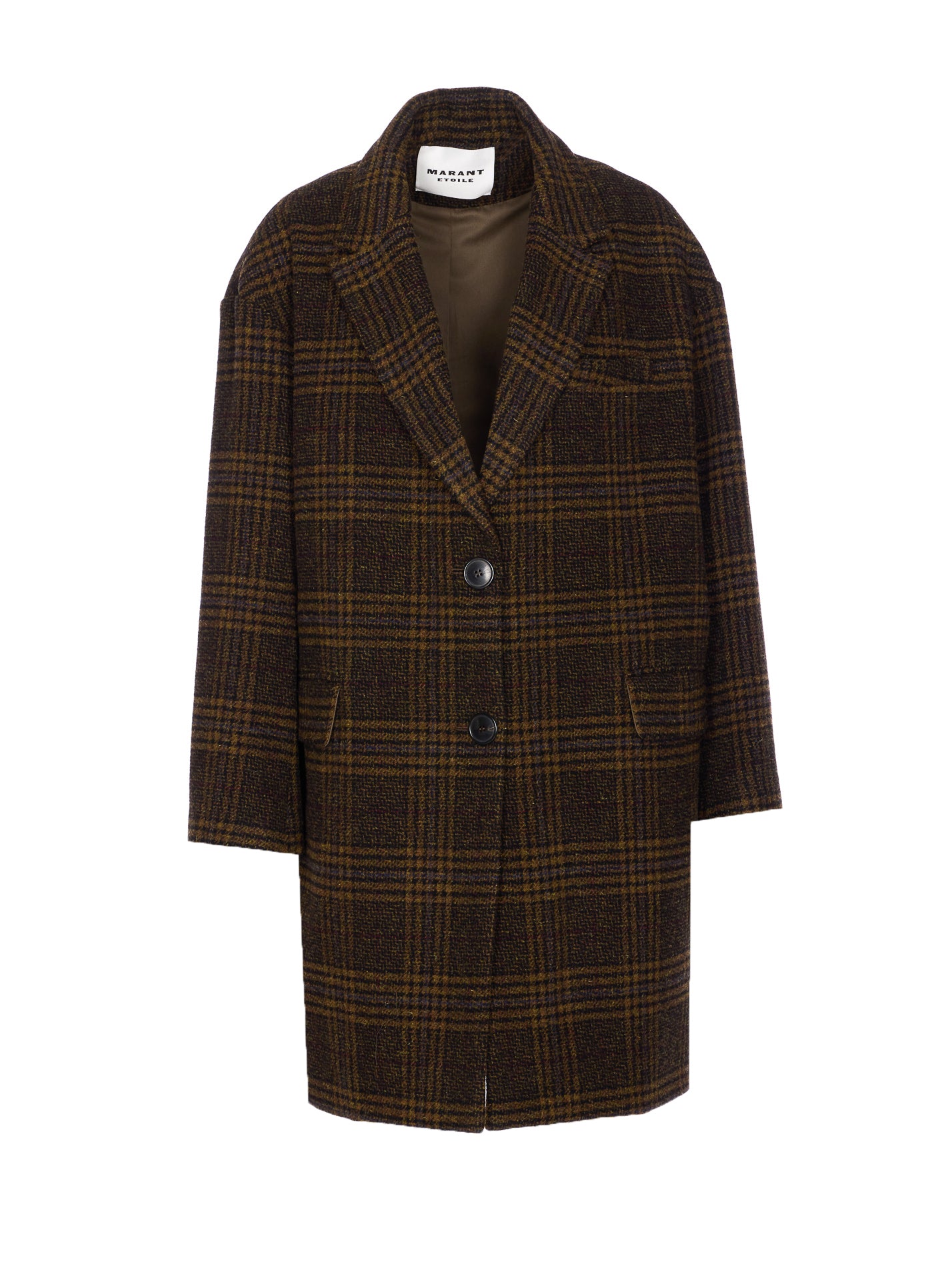 Isabel Marant Etoile Coats Brown Wool