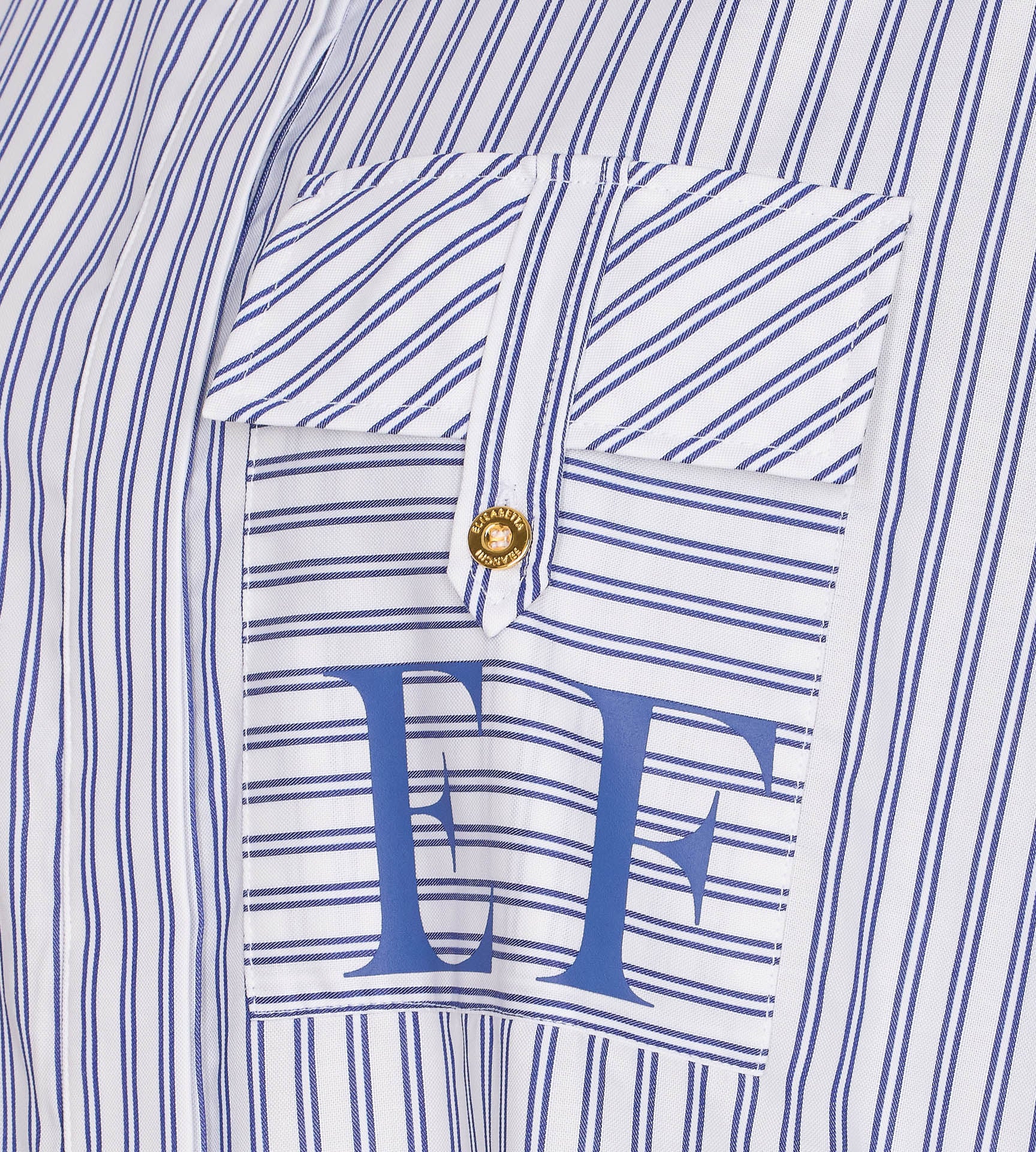 Elisabetta Franchi Shirts Blue Cotton