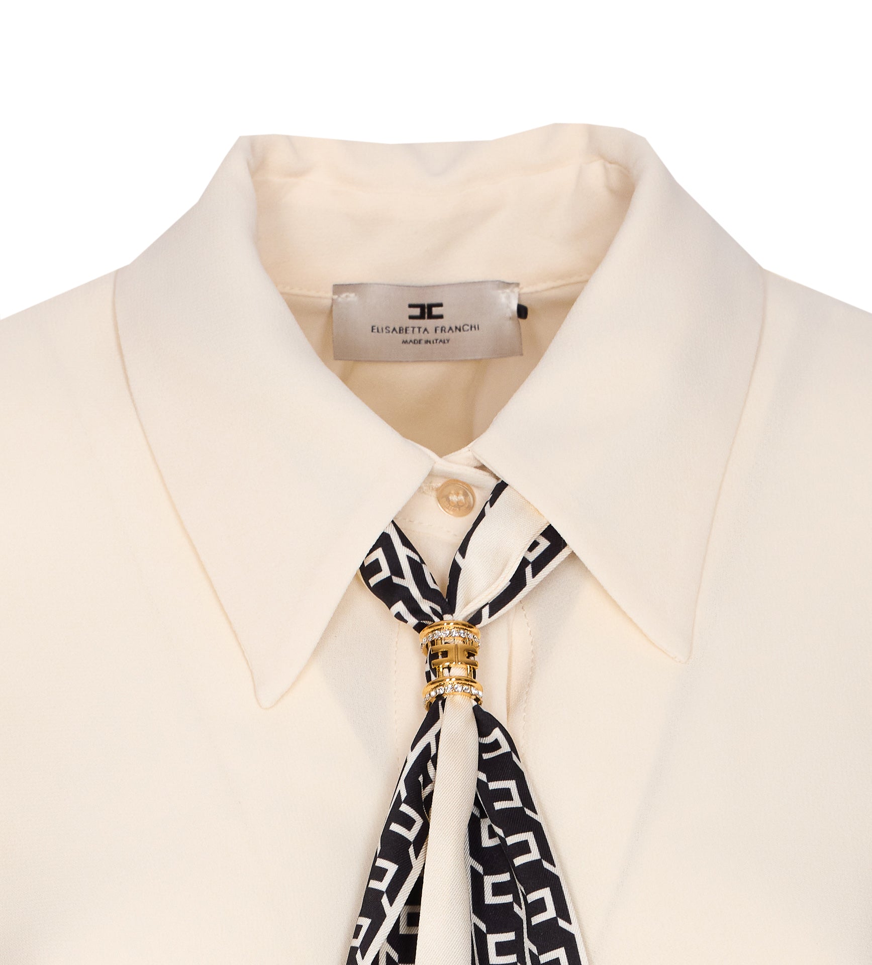 Elisabetta Franchi Shirts White Viscose