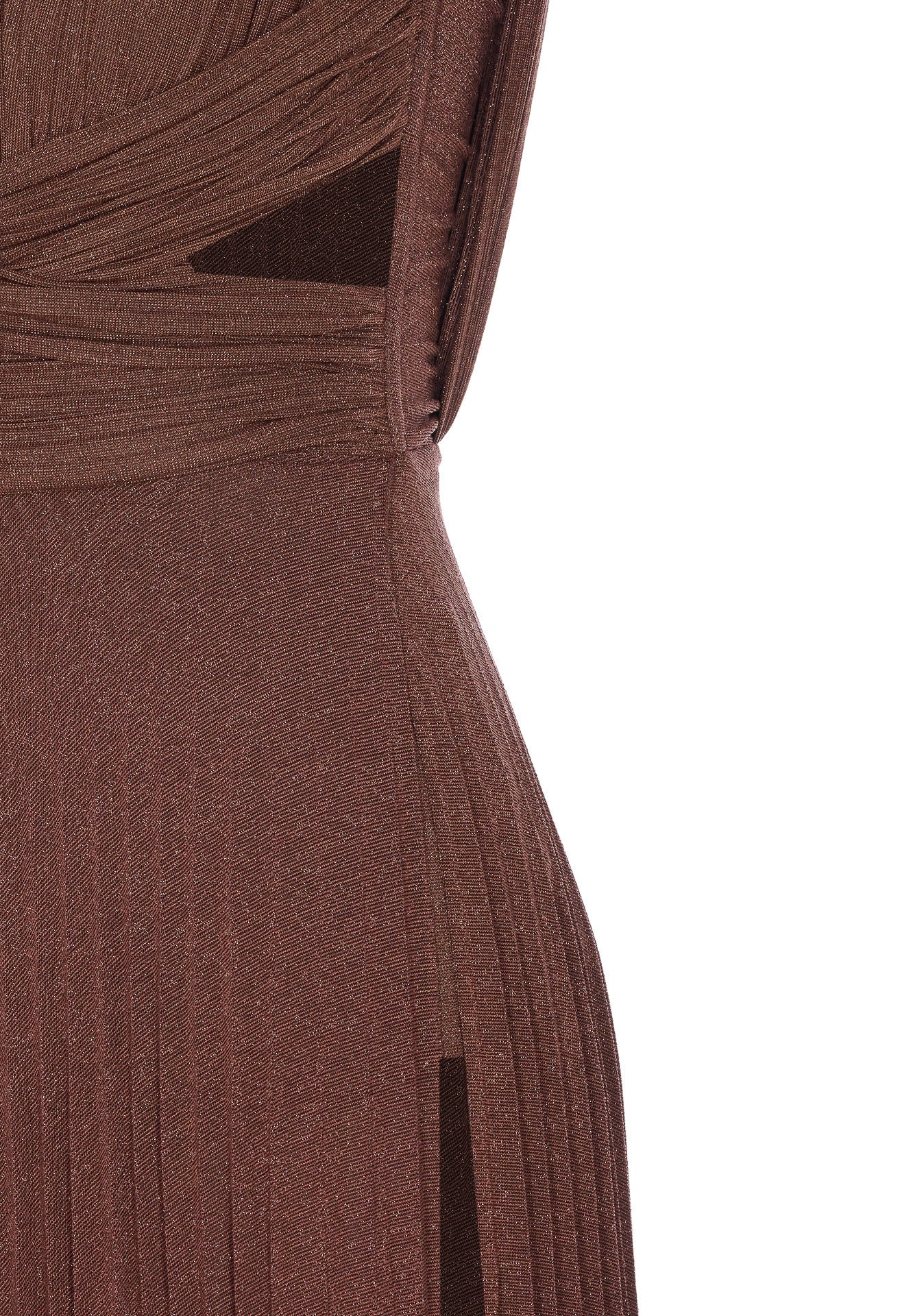 Elisabetta Franchi Dresses Brown Viscose