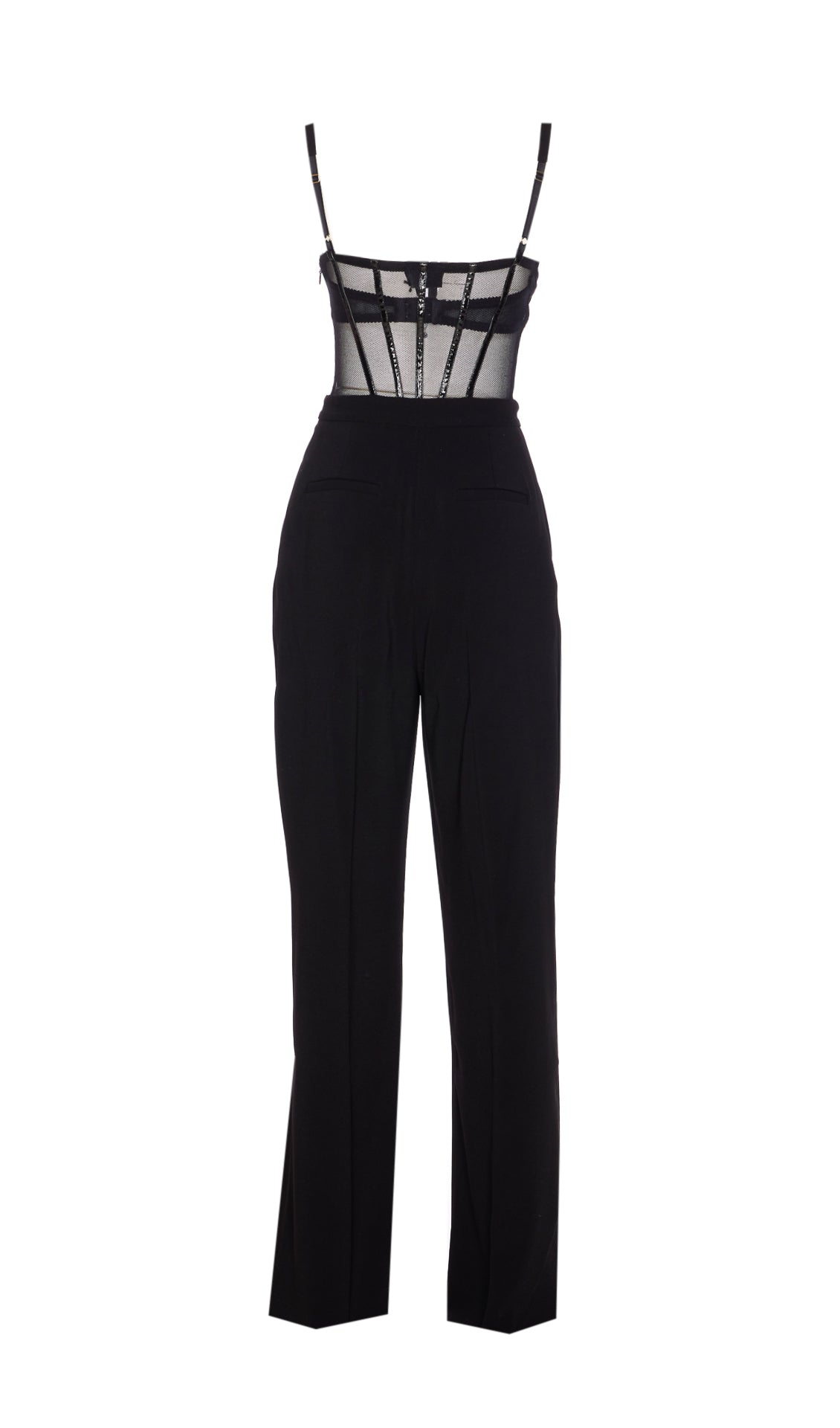 Elisabetta Franchi Trousers Black Polyester