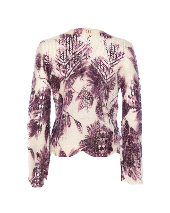 Twin-Set Sweaters Purple Polyamide