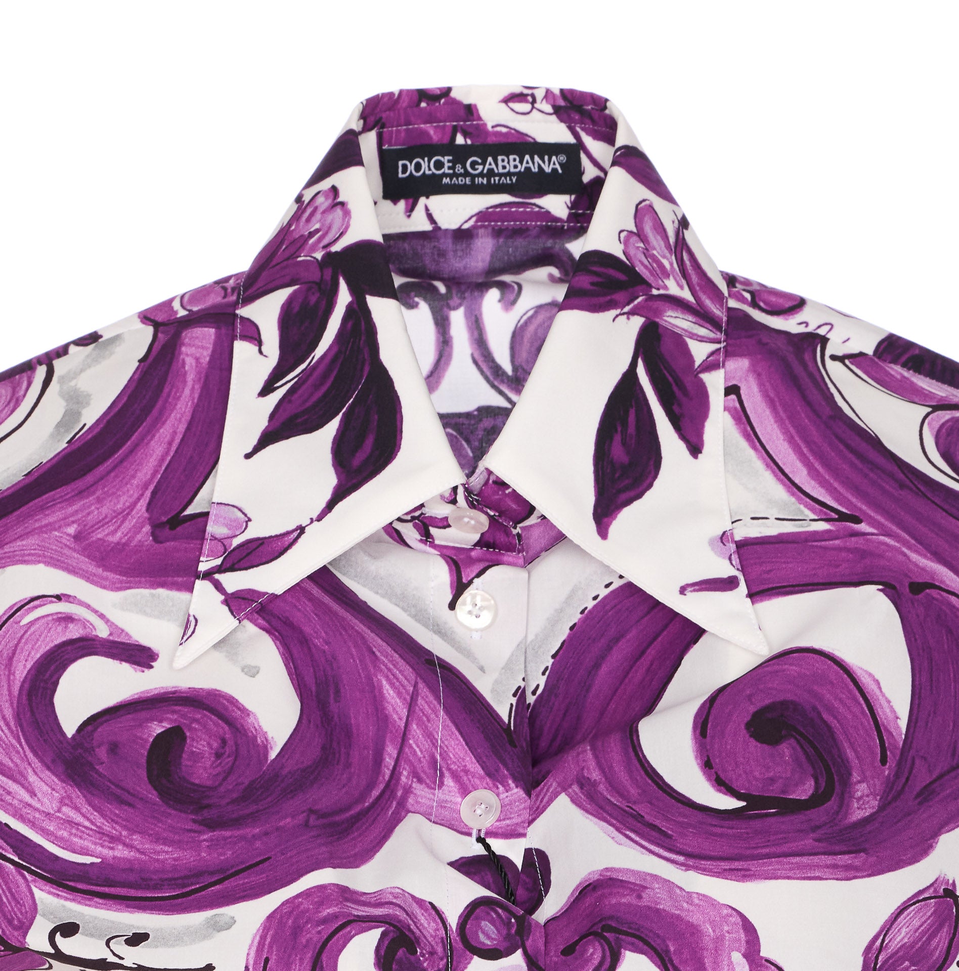 Dolce & Gabbana Shirts Purple Cotton