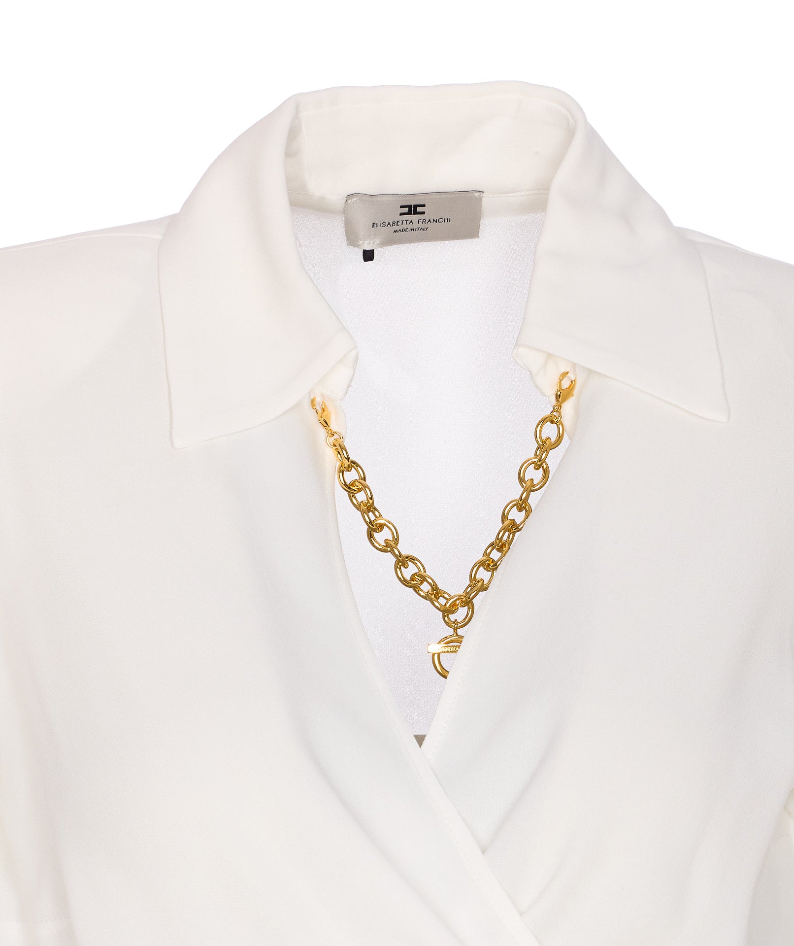 Elisabetta Franchi Shirts White Viscose