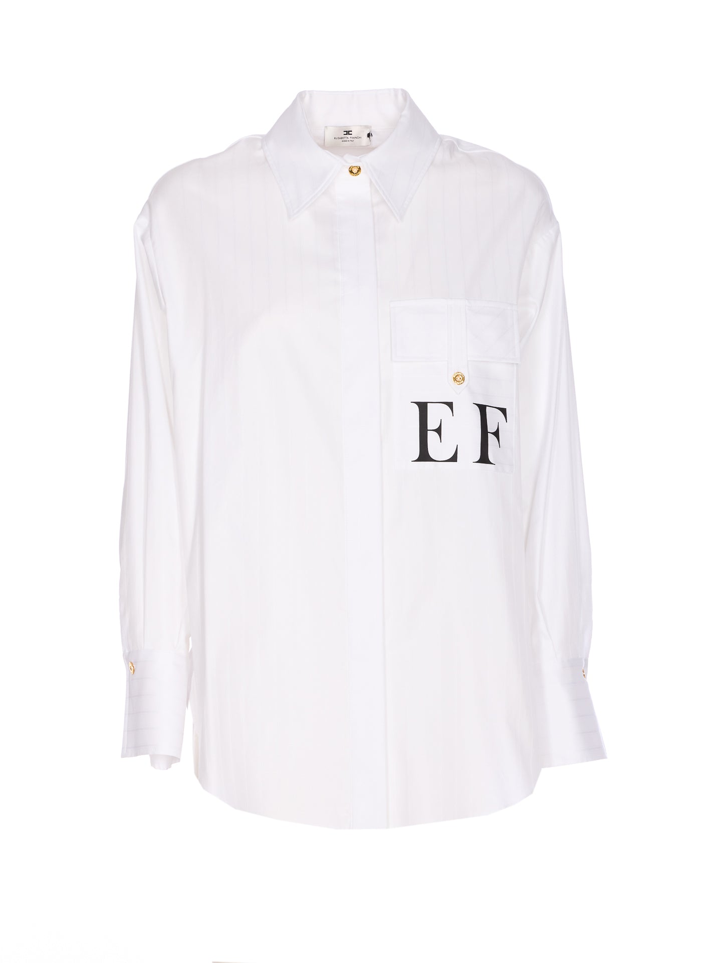 Elisabetta Franchi Shirts White Cotton