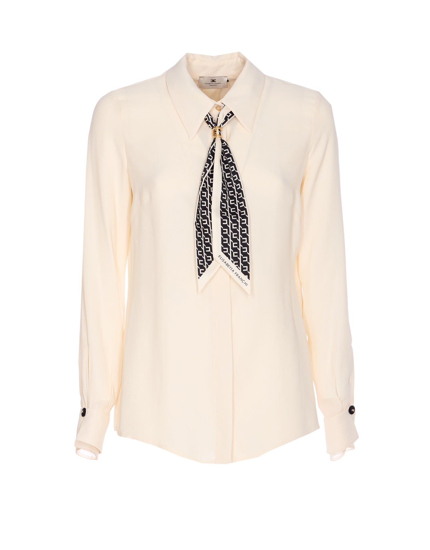 Elisabetta Franchi Shirts White Viscose