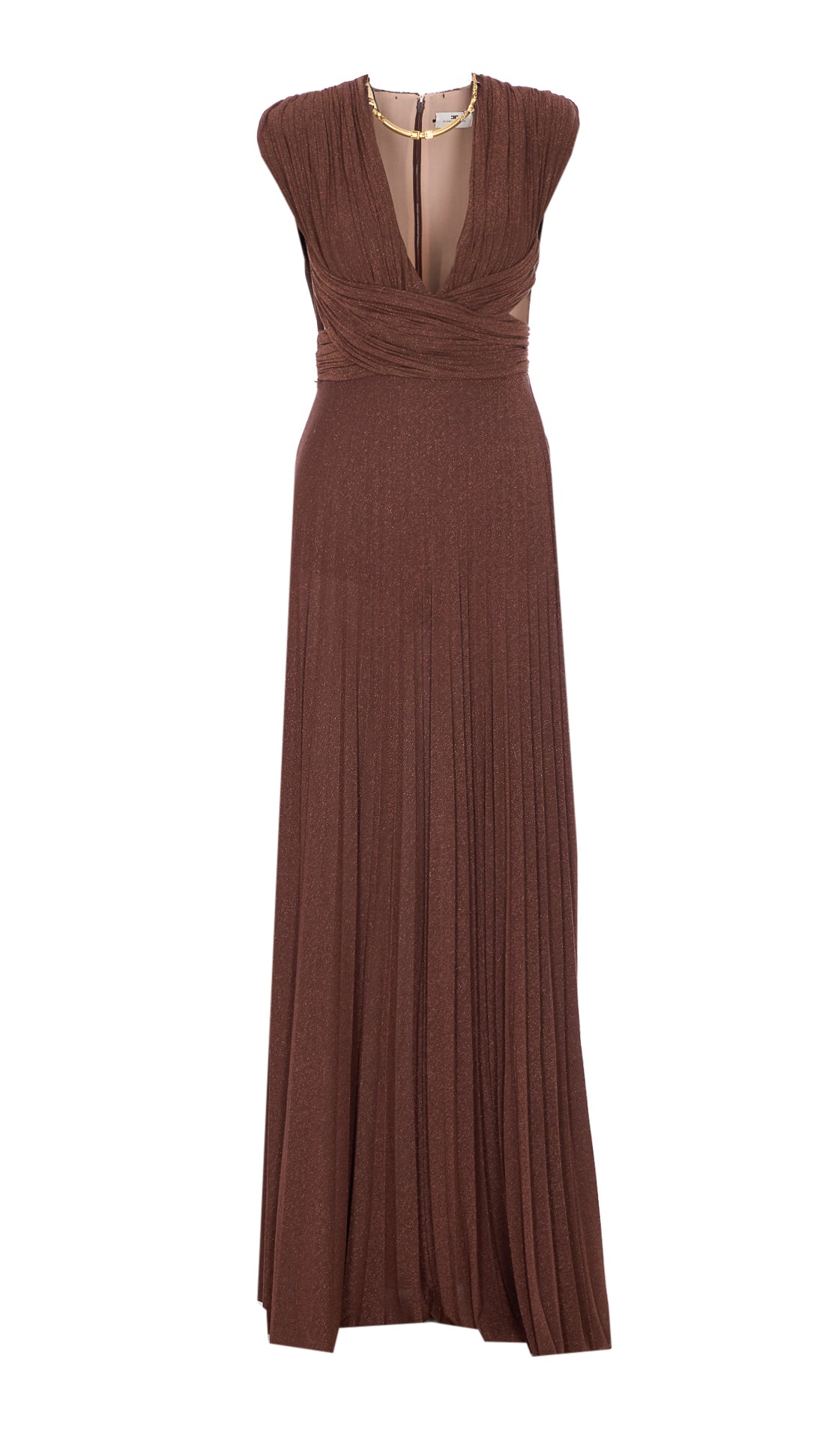Elisabetta Franchi Dresses Brown Viscose