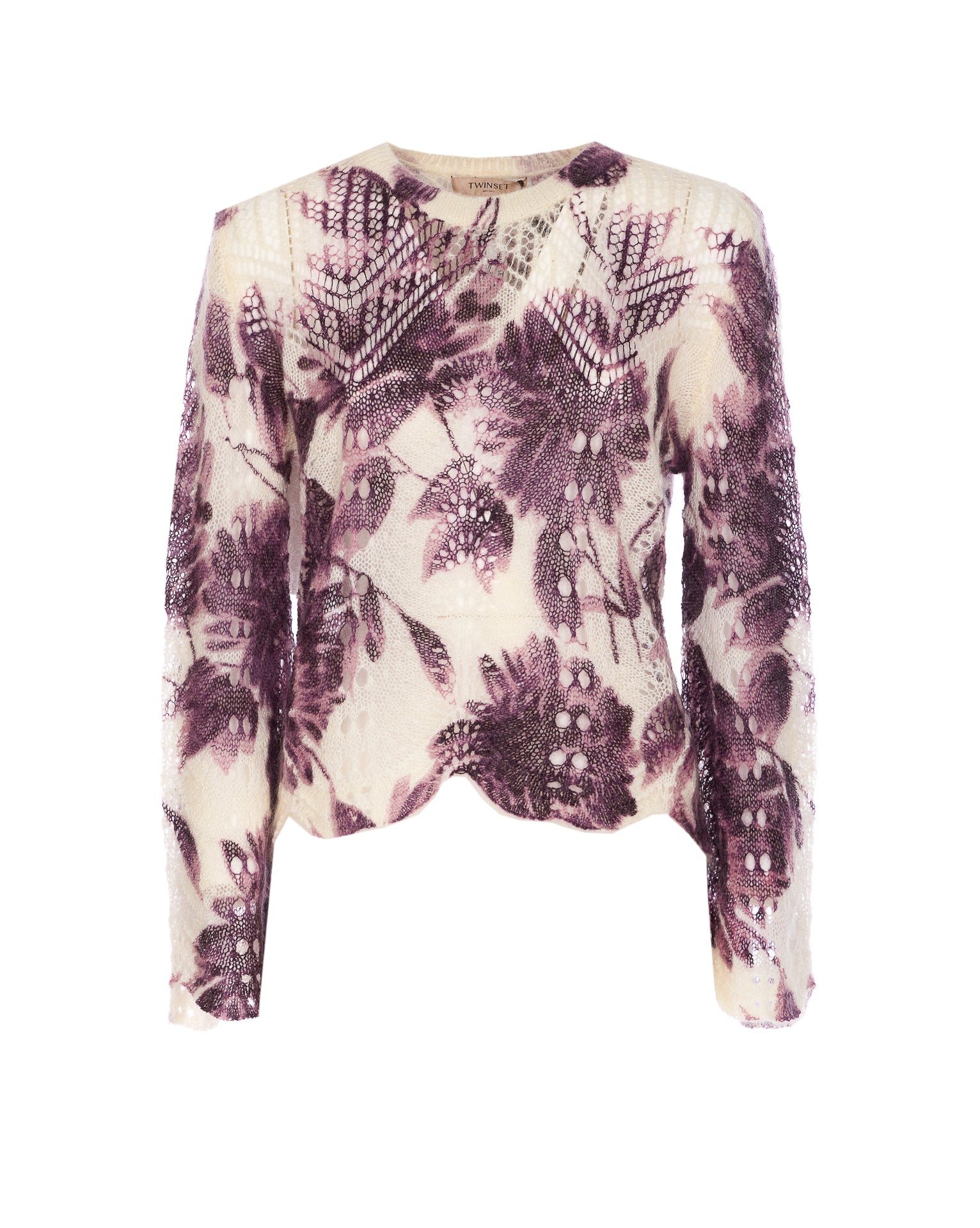 Twin-Set Sweaters Purple Polyamide