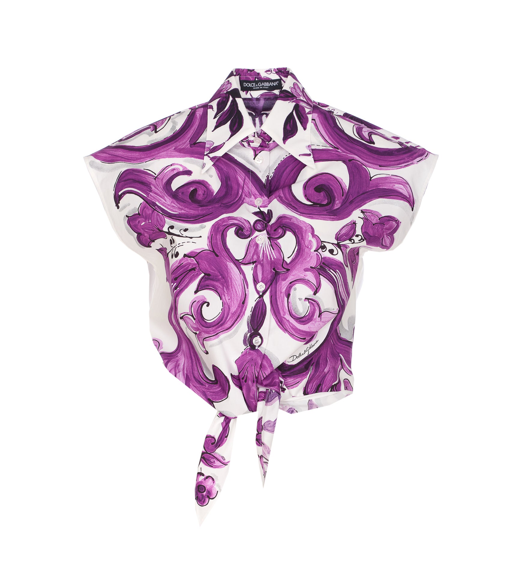 Dolce & Gabbana Shirts Purple Cotton